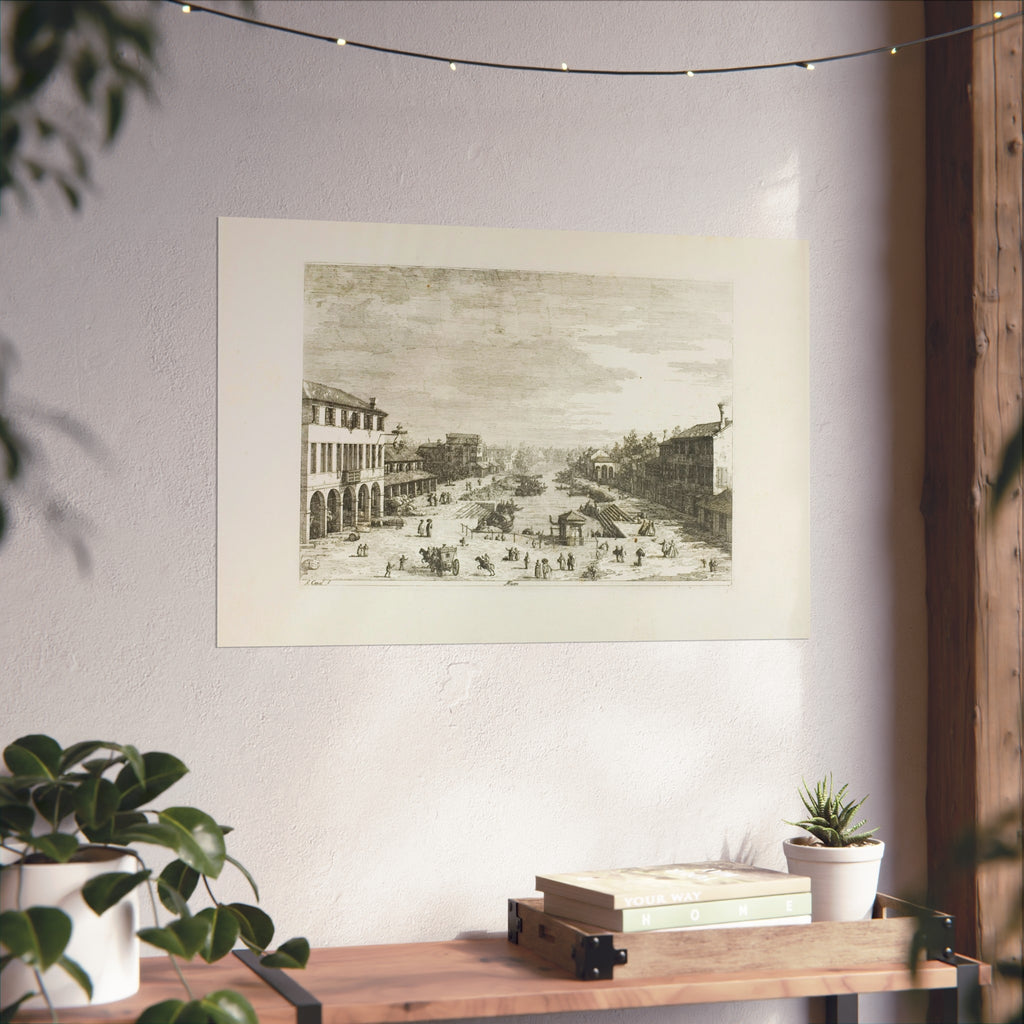 Canaletto - Mestre, from Vedute | Fine Art Poster