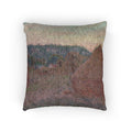 Claude Monet - Stacks of Wheat (End of Day, Autumn) | Woven Pillow
