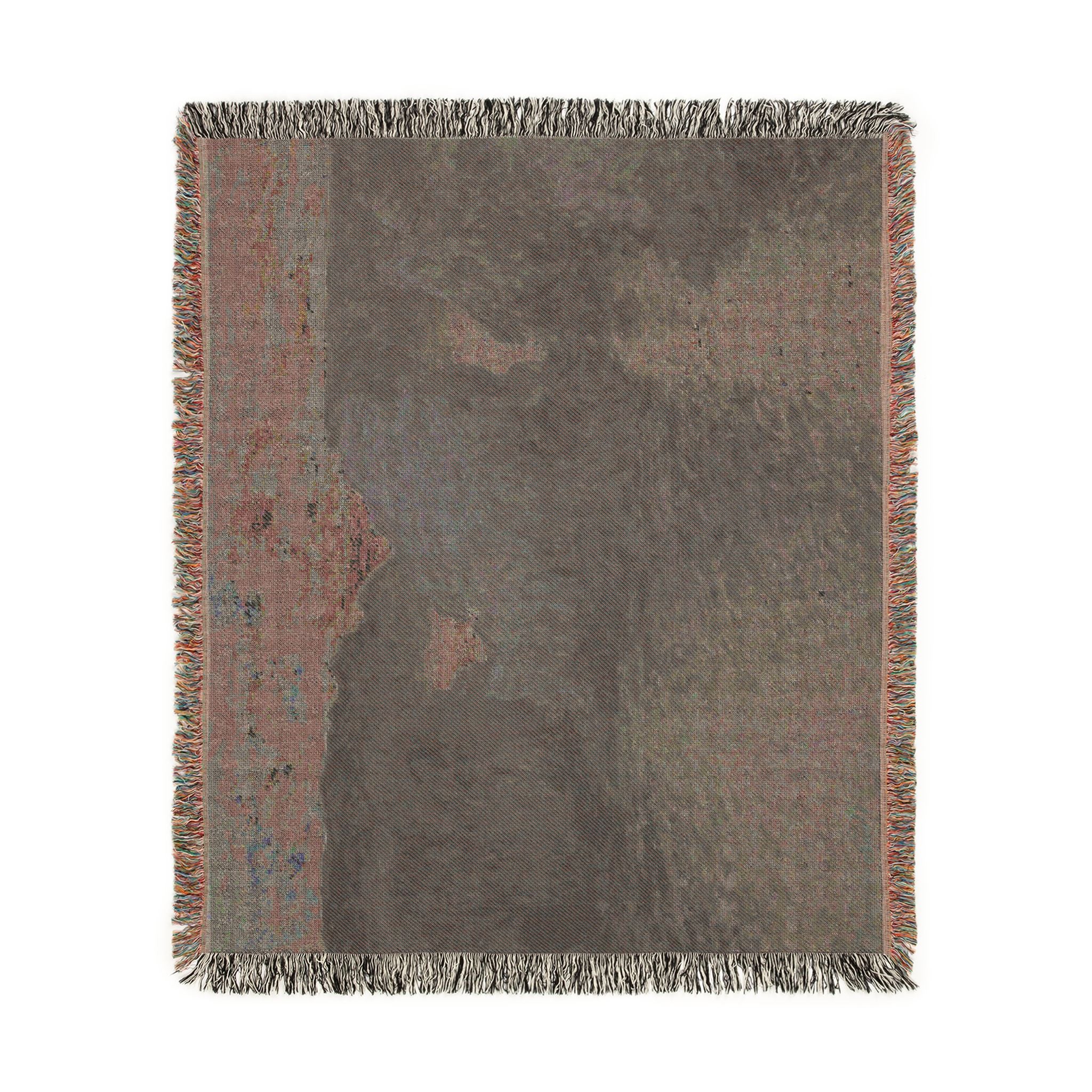 Claude Monet - Rocks at Port-Goulphar, Belle-Île | Woven Tapestry Blanket