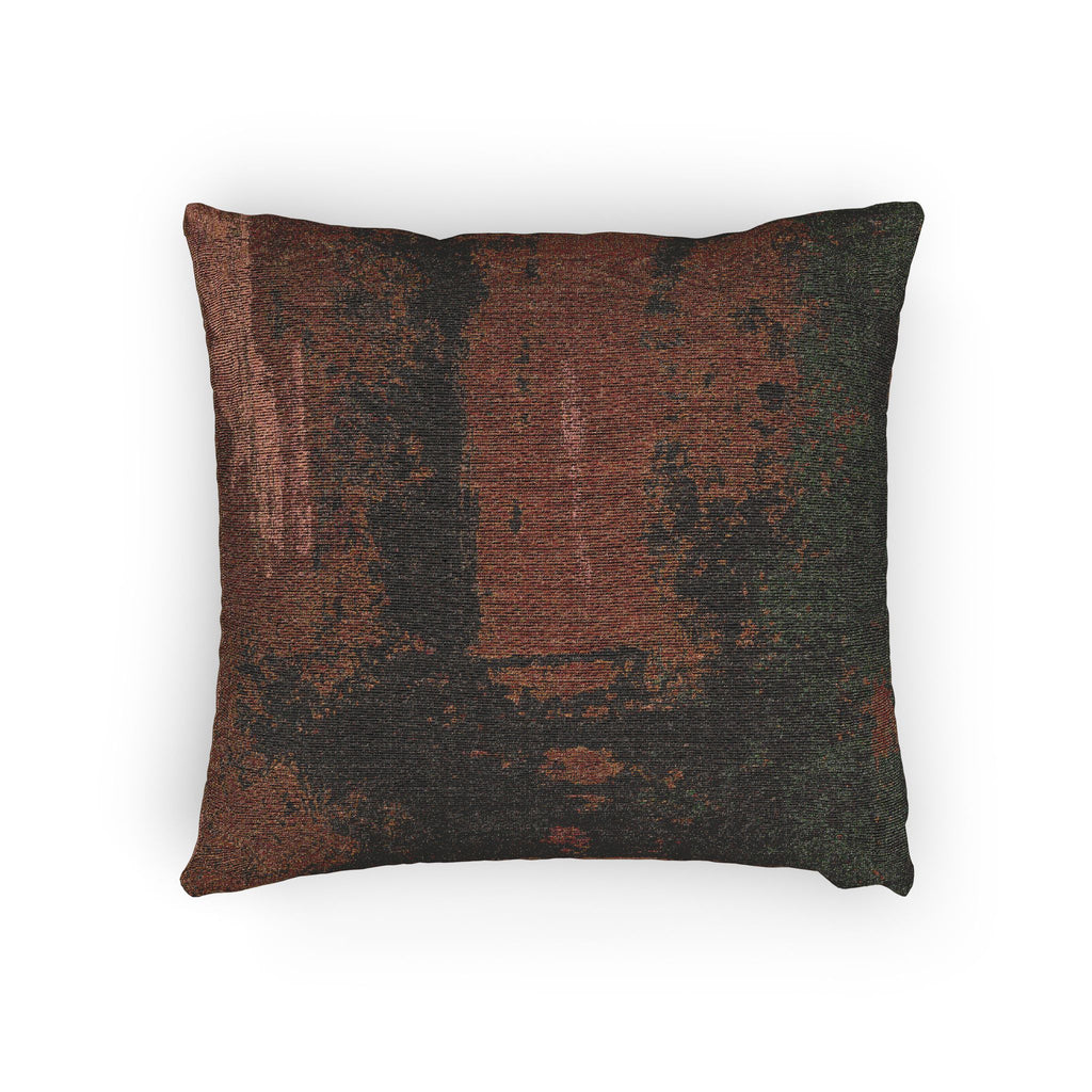 George Inness - Landscape, Sunset | Woven Pillow