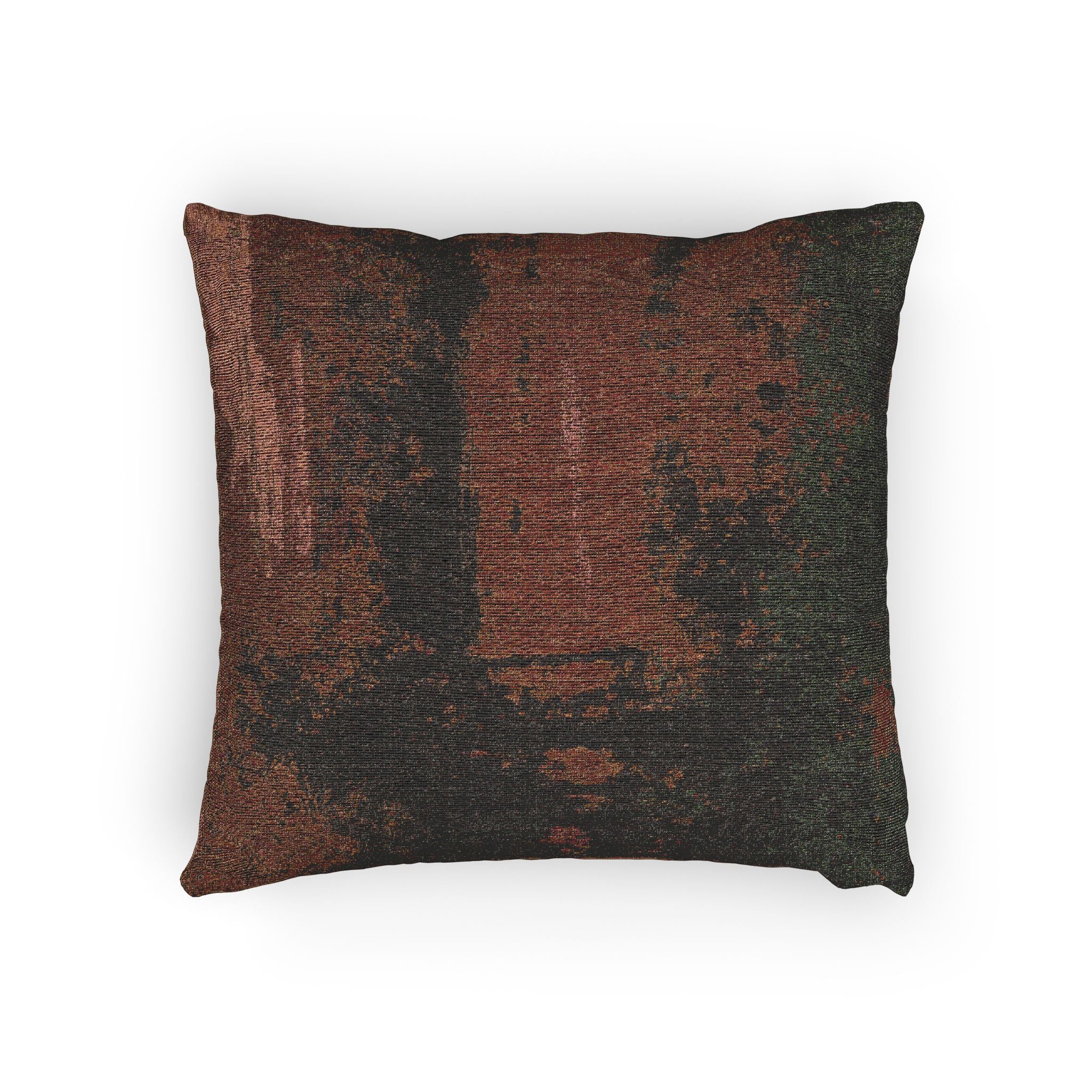 George Inness - Landscape, Sunset | Woven Pillow