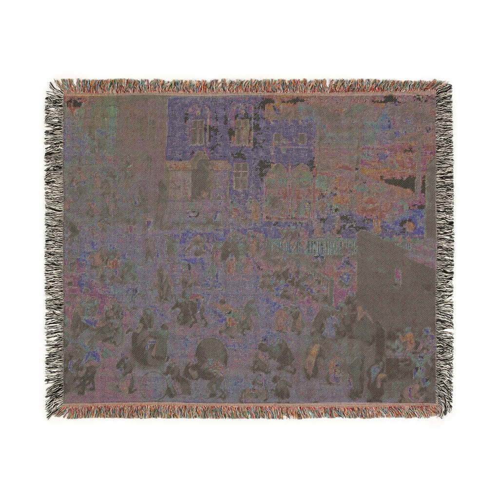 -2022-02-07 Children's Games, Pieter Bruegel the Elder, West Street, Cromer, Norfolk | Woven Tapestry Blanket