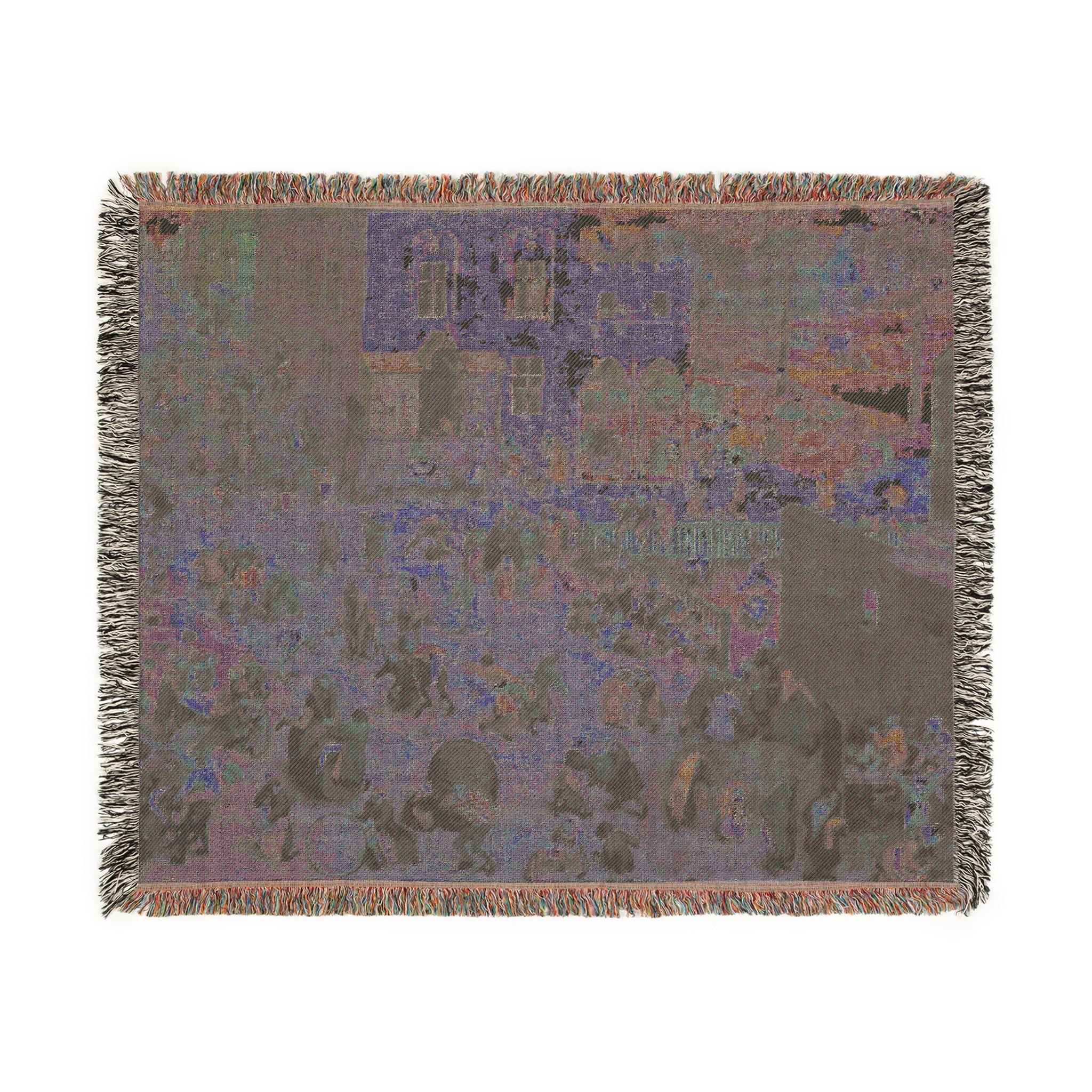 -2022-02-07 Children's Games, Pieter Bruegel the Elder, West Street, Cromer, Norfolk | Woven Tapestry Blanket