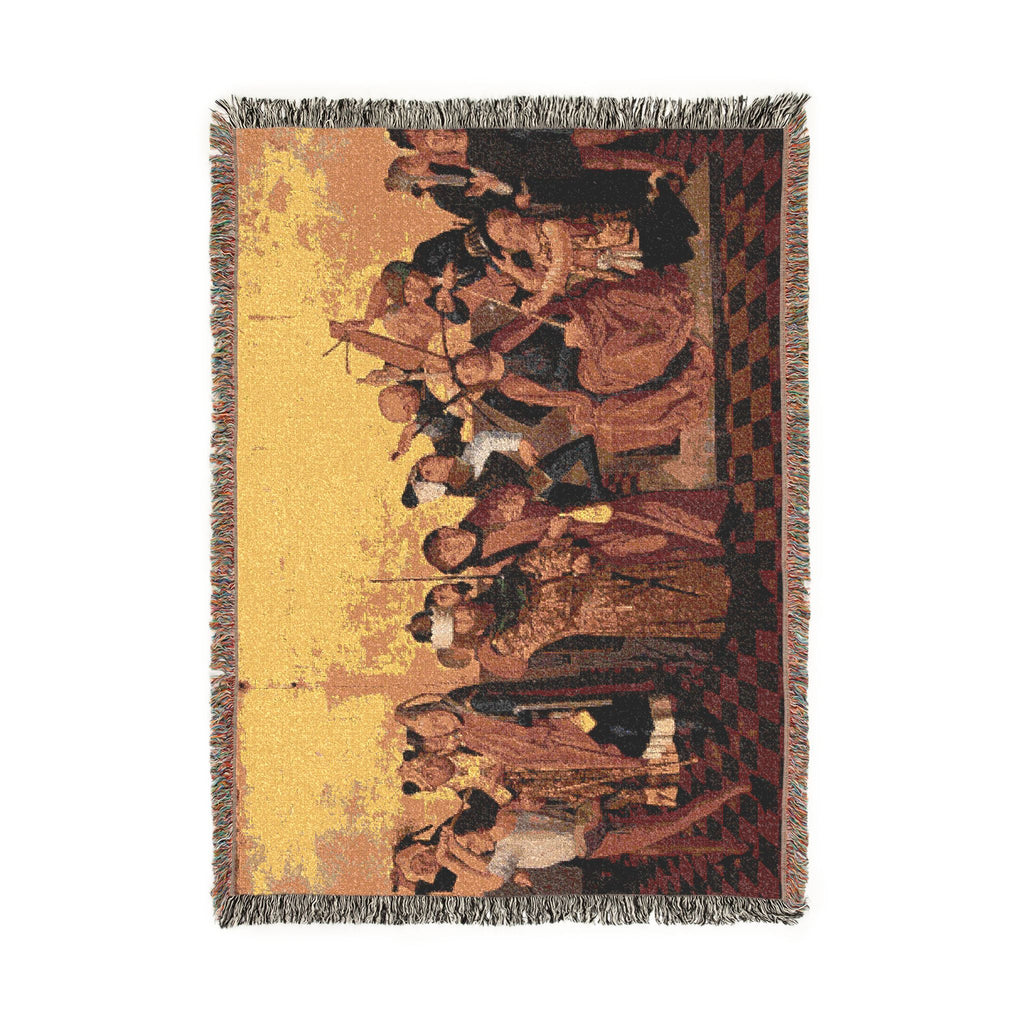 Isenmann, Colmar Altarpiece (Flagellation, Crowning with Thorns) | Woven Tapestry Blanket