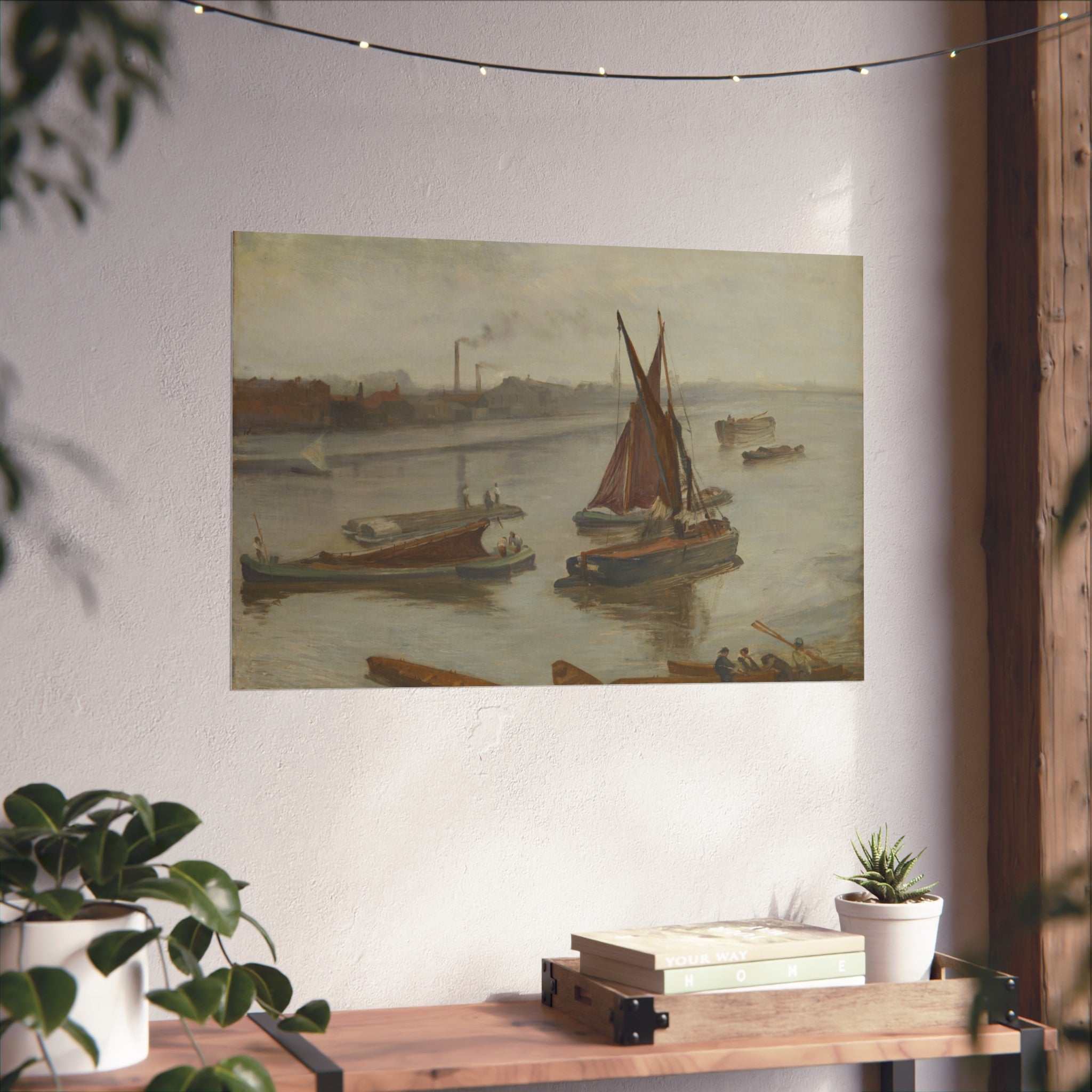 James McNeill Whistler - Grey and Silver: Old Battersea Reach | Fine Art Poster