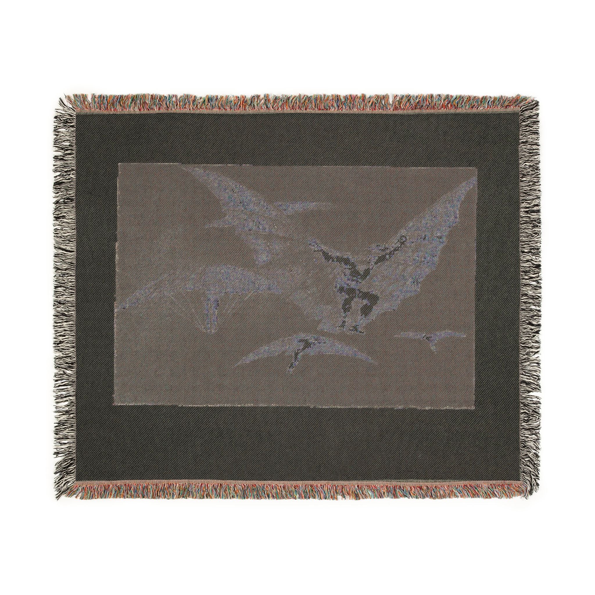Francisco José de Goya y Lucientes - A Way of Flying, from Disparates, published as plate 13 in Los Proverbios (Proverbs | Woven Tapestry Blanket