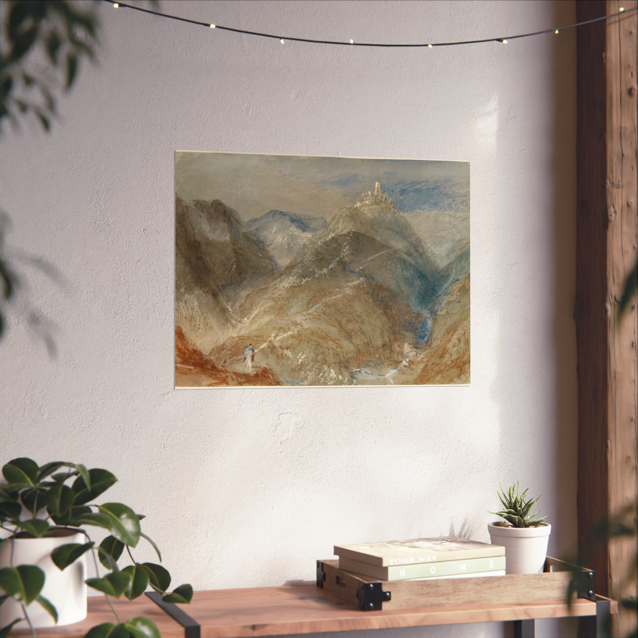 Joseph Mallord William Turner - Castle on Height near Geneva | Fine Art Poster