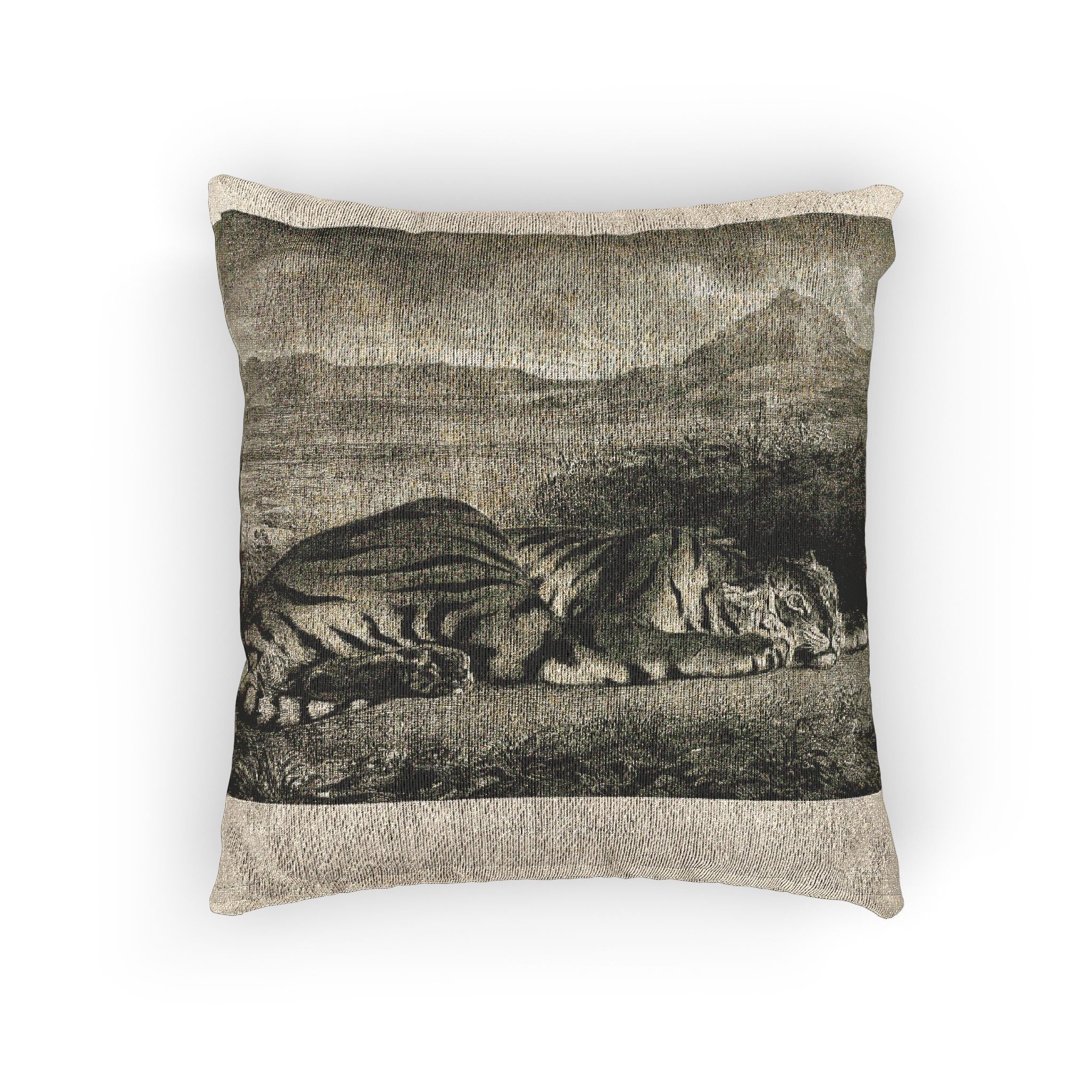 Eugène Delacroix - Bengal Tiger | Woven Pillow