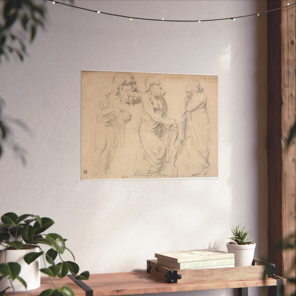 Peter Paul Rubens - Studies of a Roman Sarcophagus | Fine Art Poster