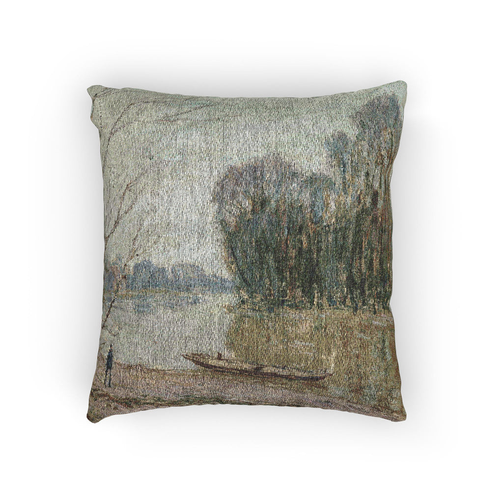Alfred Sisley - The Loire | Woven Pillow