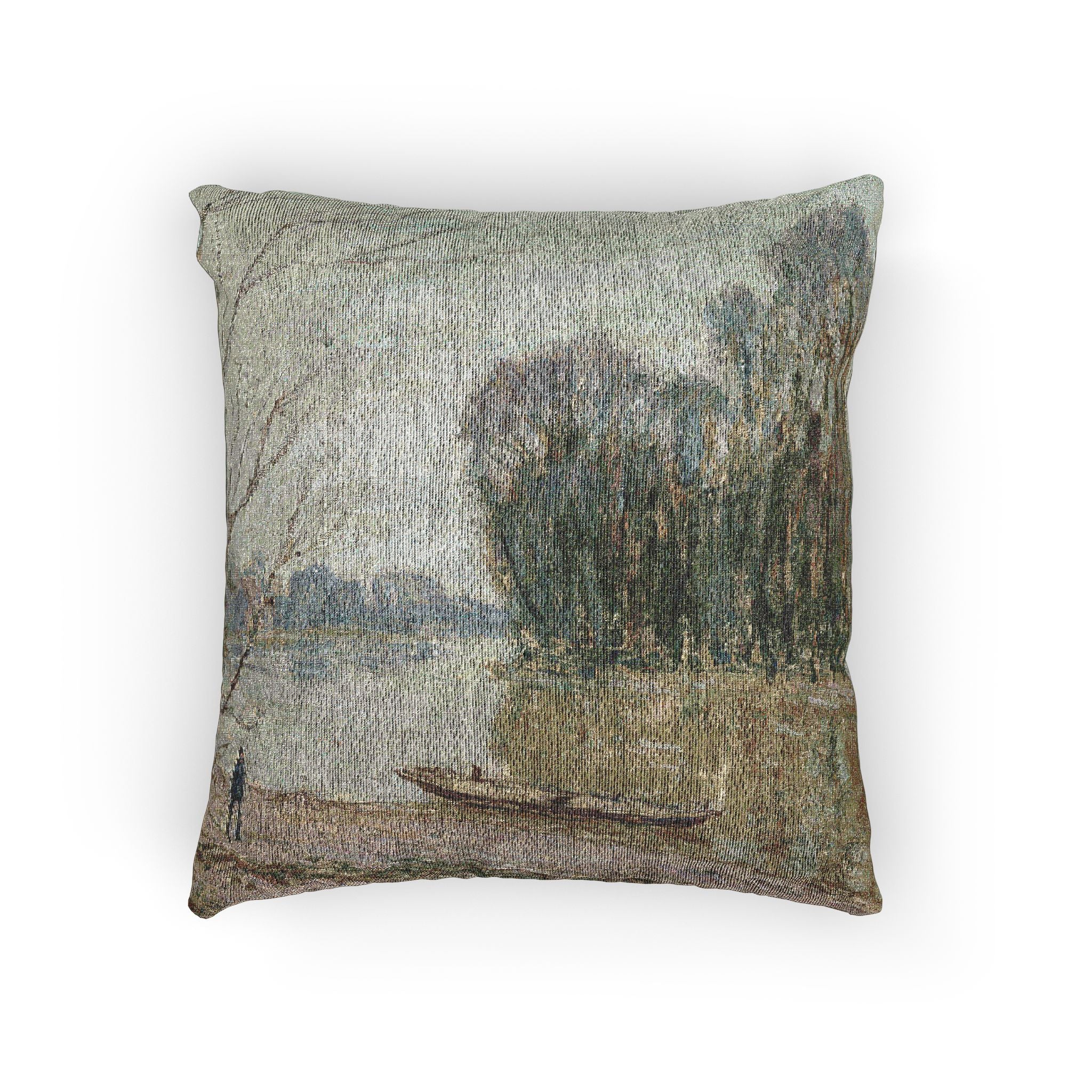 Alfred Sisley - The Loire | Woven Pillow