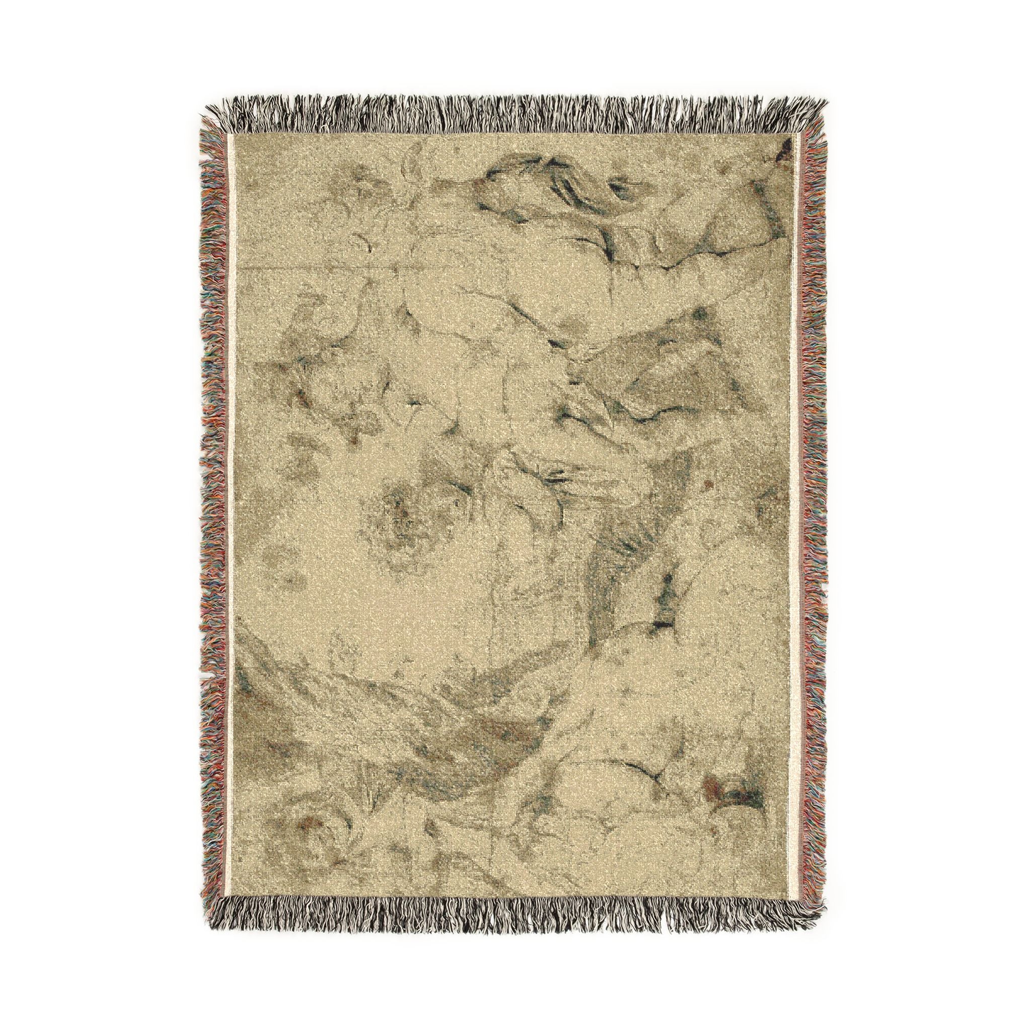 Anthony van Dyck - Young Bacchus and Companions | Woven Tapestry Blanket