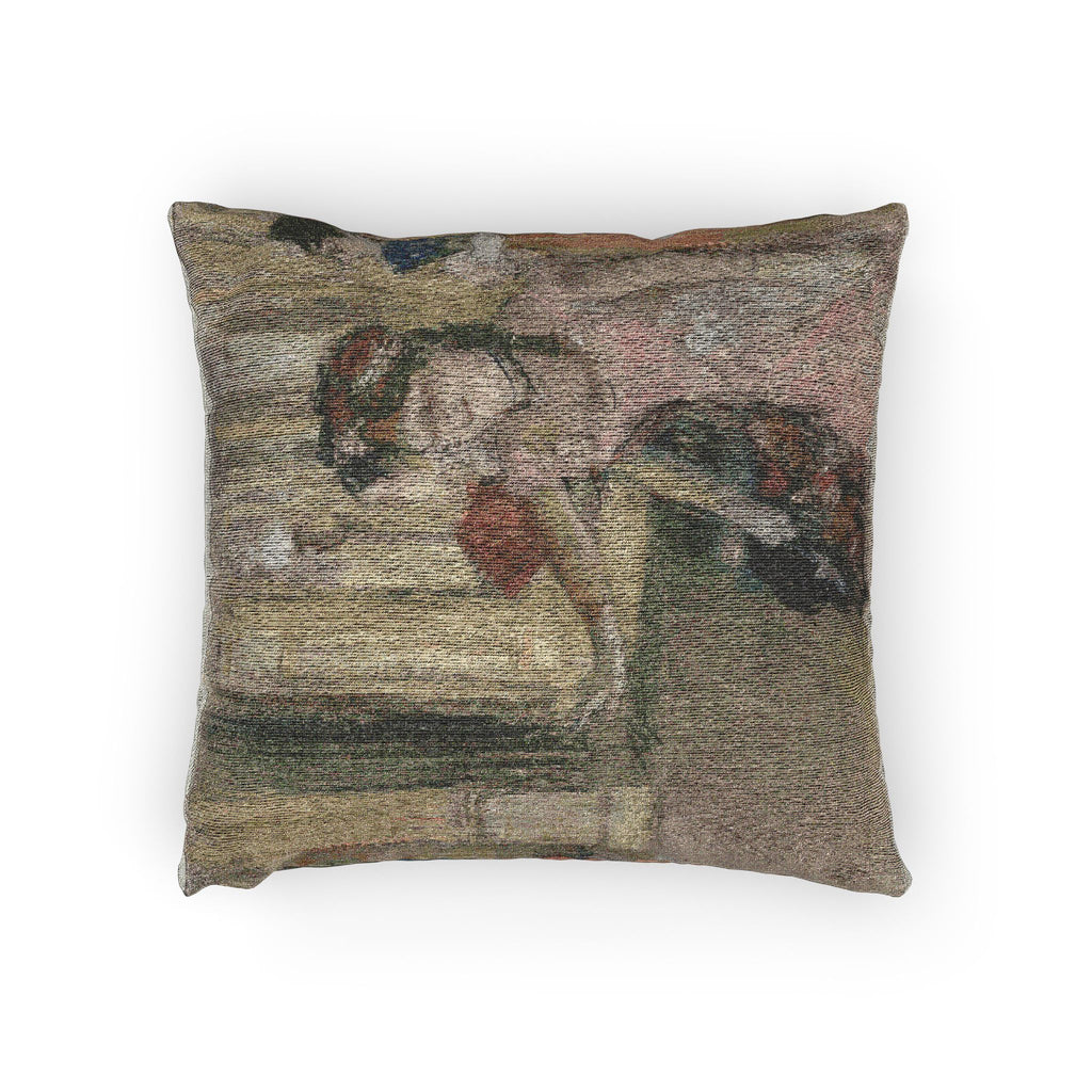 Hilaire Germain Edgar Degas - Singers on the Stage | Woven Pillow