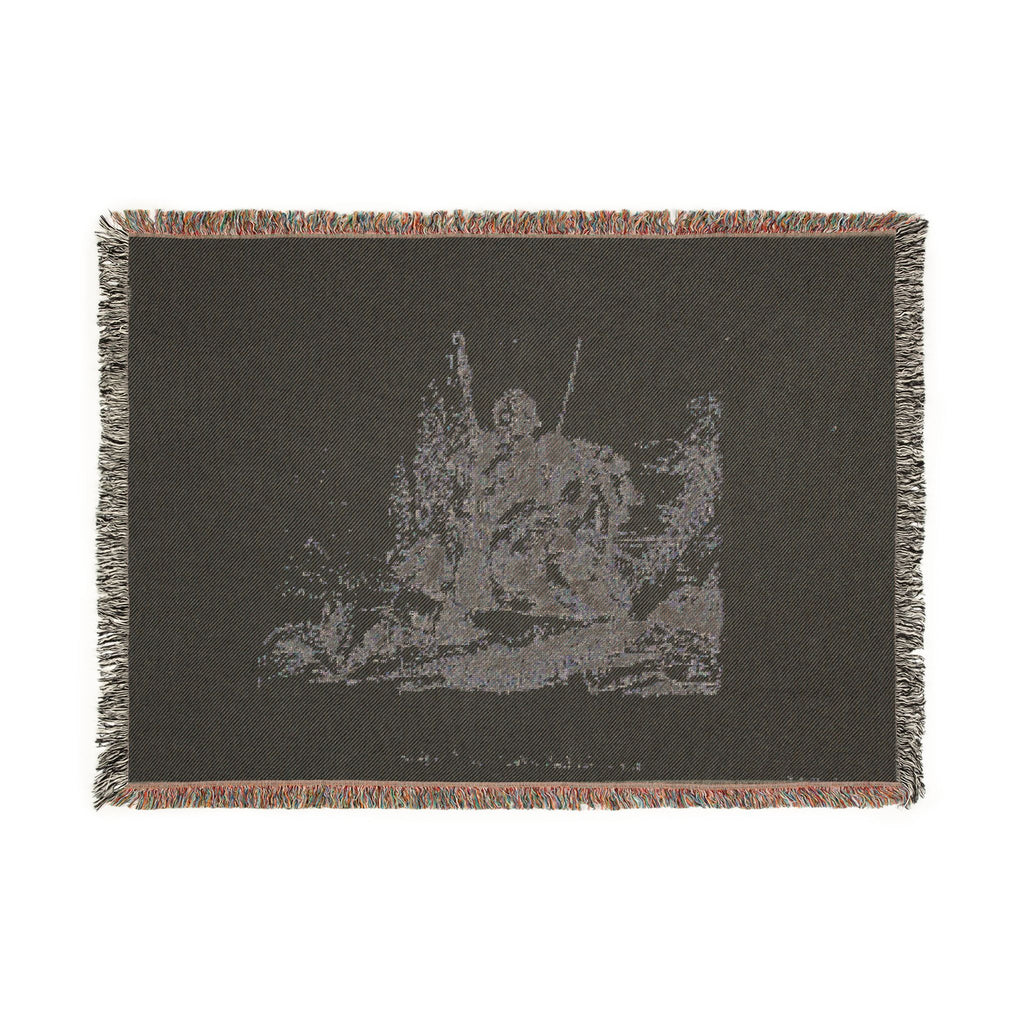Giovanni Battista Tiepolo - Three Soldiers and a Boy, from Capricci | Woven Tapestry Blanket