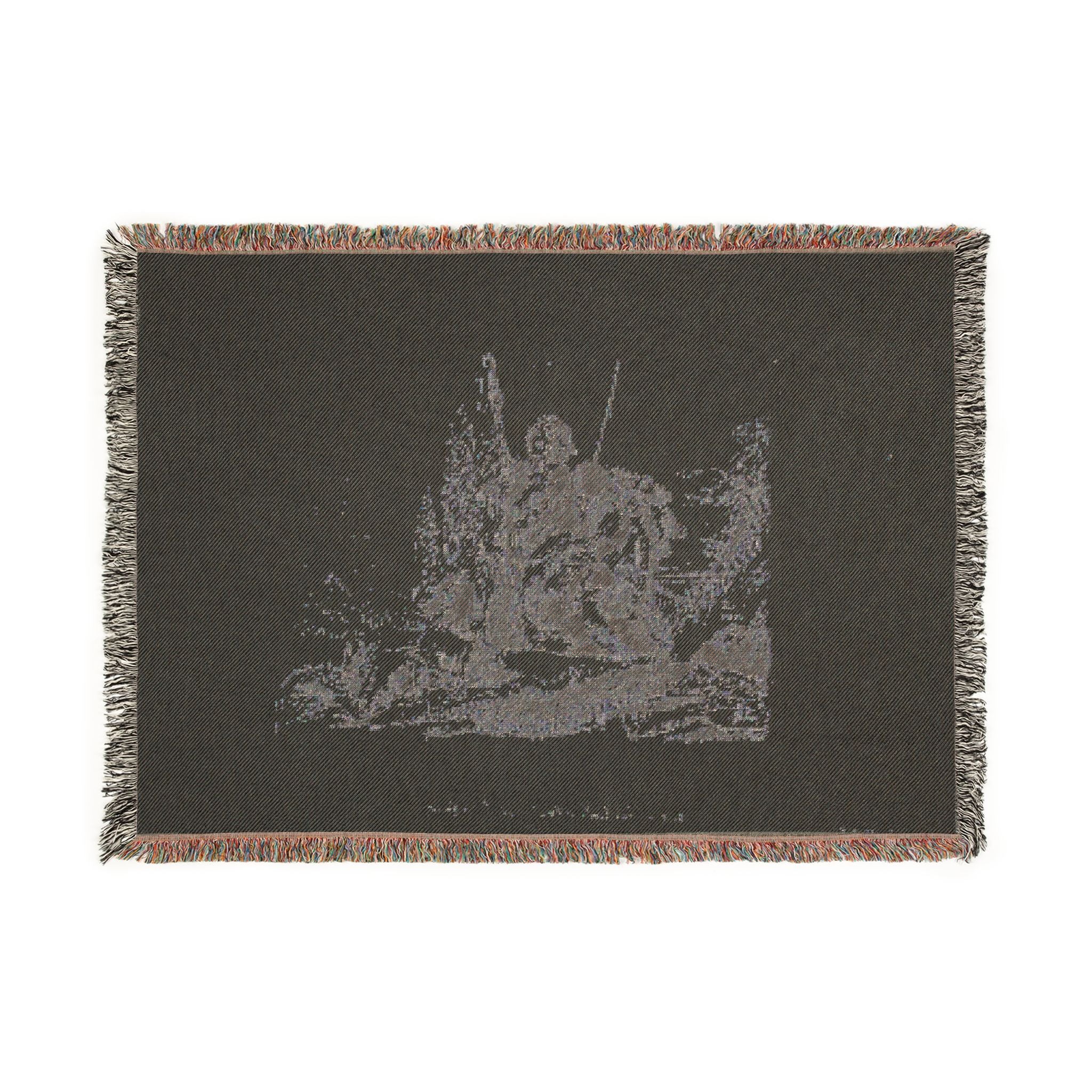 Giovanni Battista Tiepolo - Three Soldiers and a Boy, from Capricci | Woven Tapestry Blanket