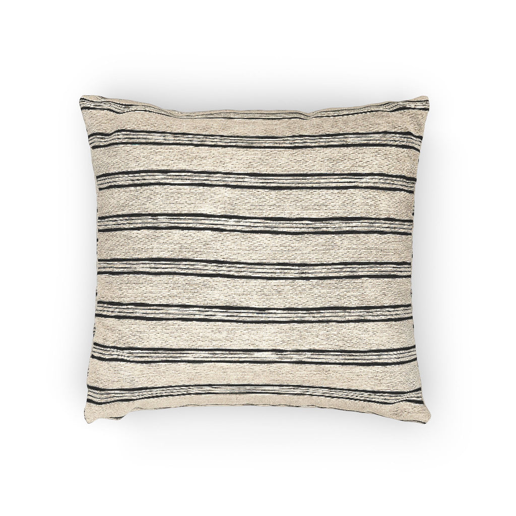 Inkwell Ticking Stripe Woven Pillow