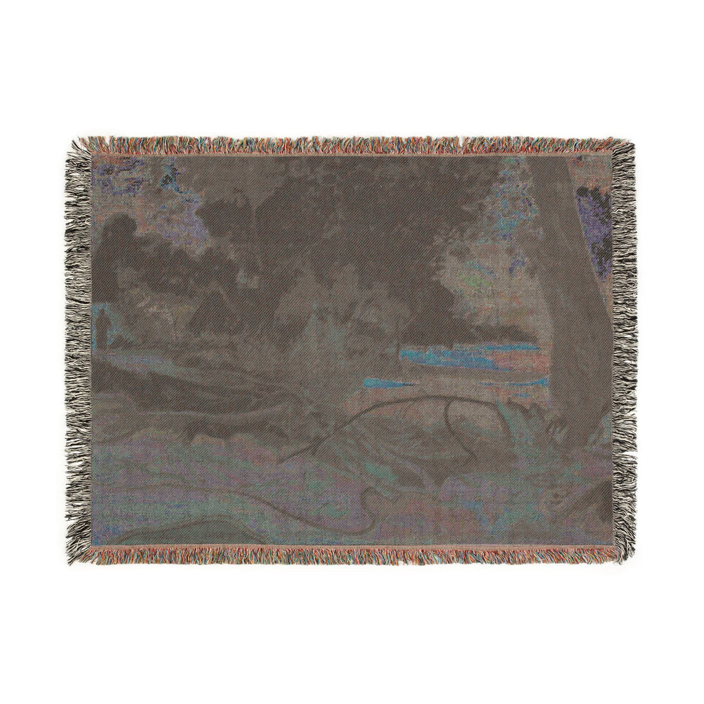 Paul Gauguin - Te burao (The Hibiscus Tree) | Woven Tapestry Blanket