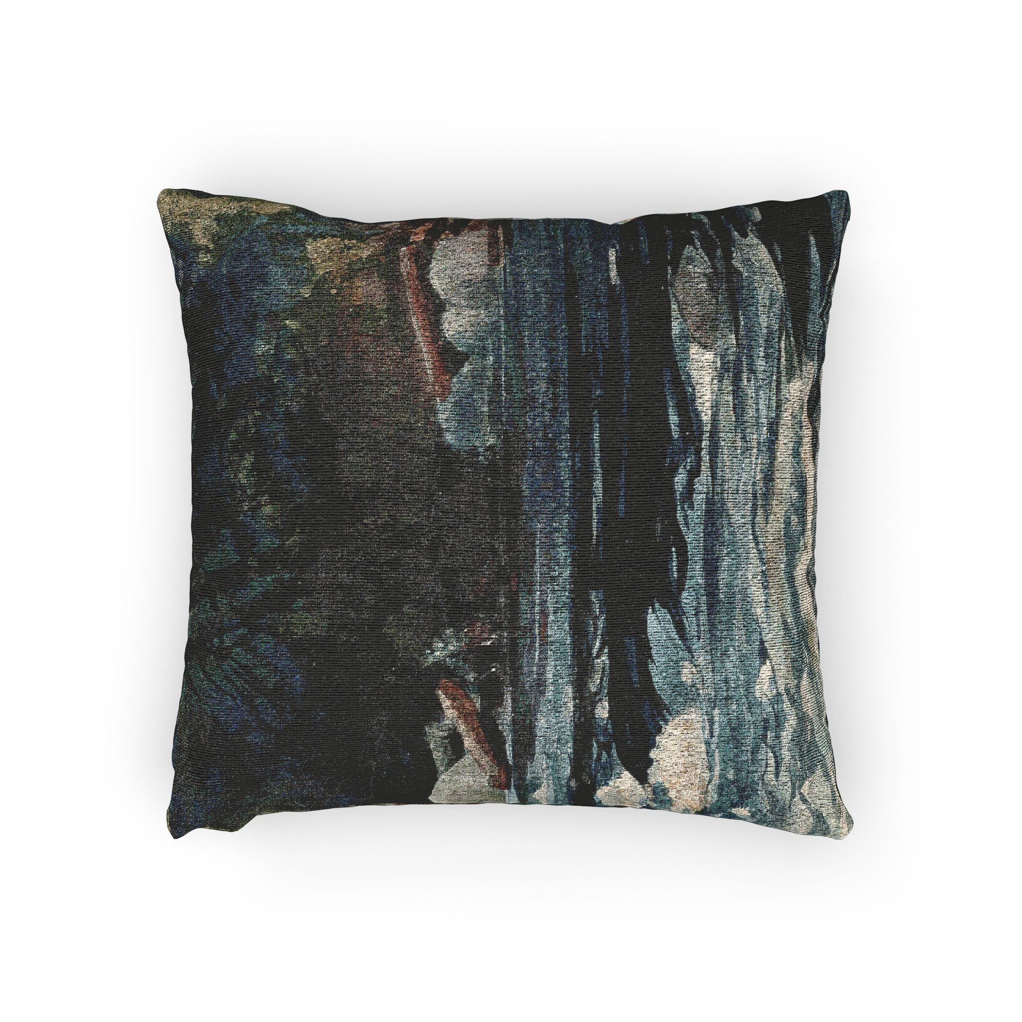 Winslow Homer - The Rapids, Hudson River, Adirondacks | Woven Pillow