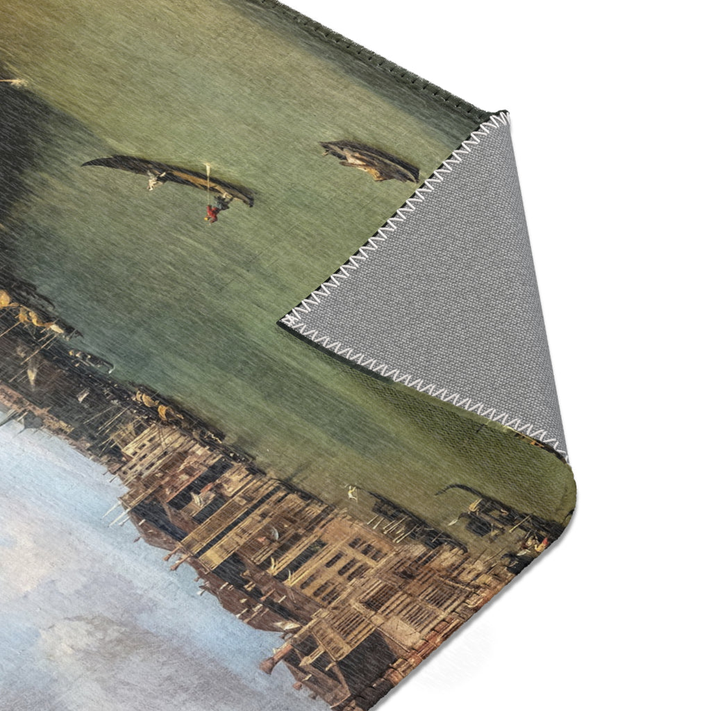 Ca' Rezzonico - Canal Grande da Palazzo Balbi a Rialto C.1722 - Canaletto | Area Rug