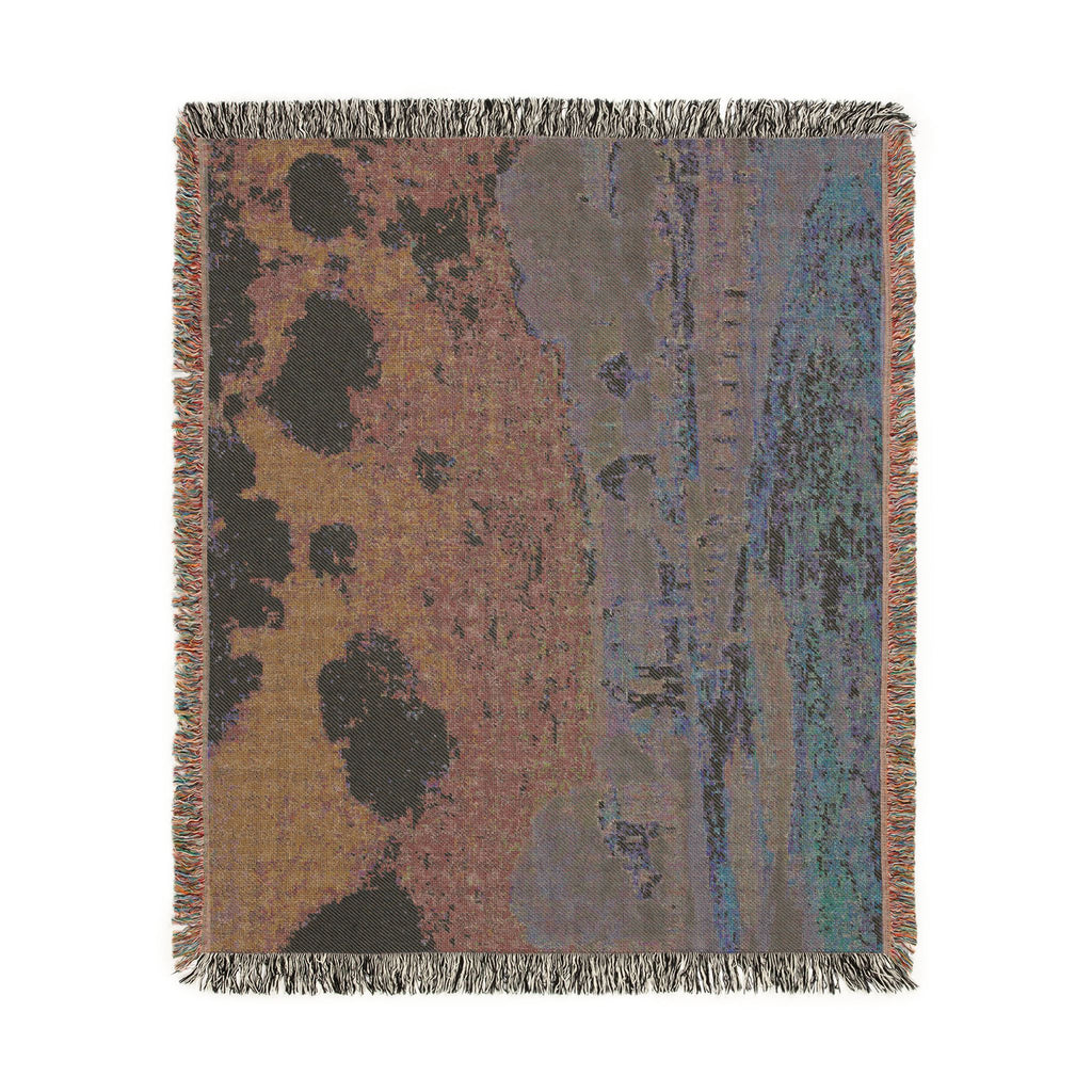 Alfred Sisley - Watering Place at Marly | Woven Tapestry Blanket
