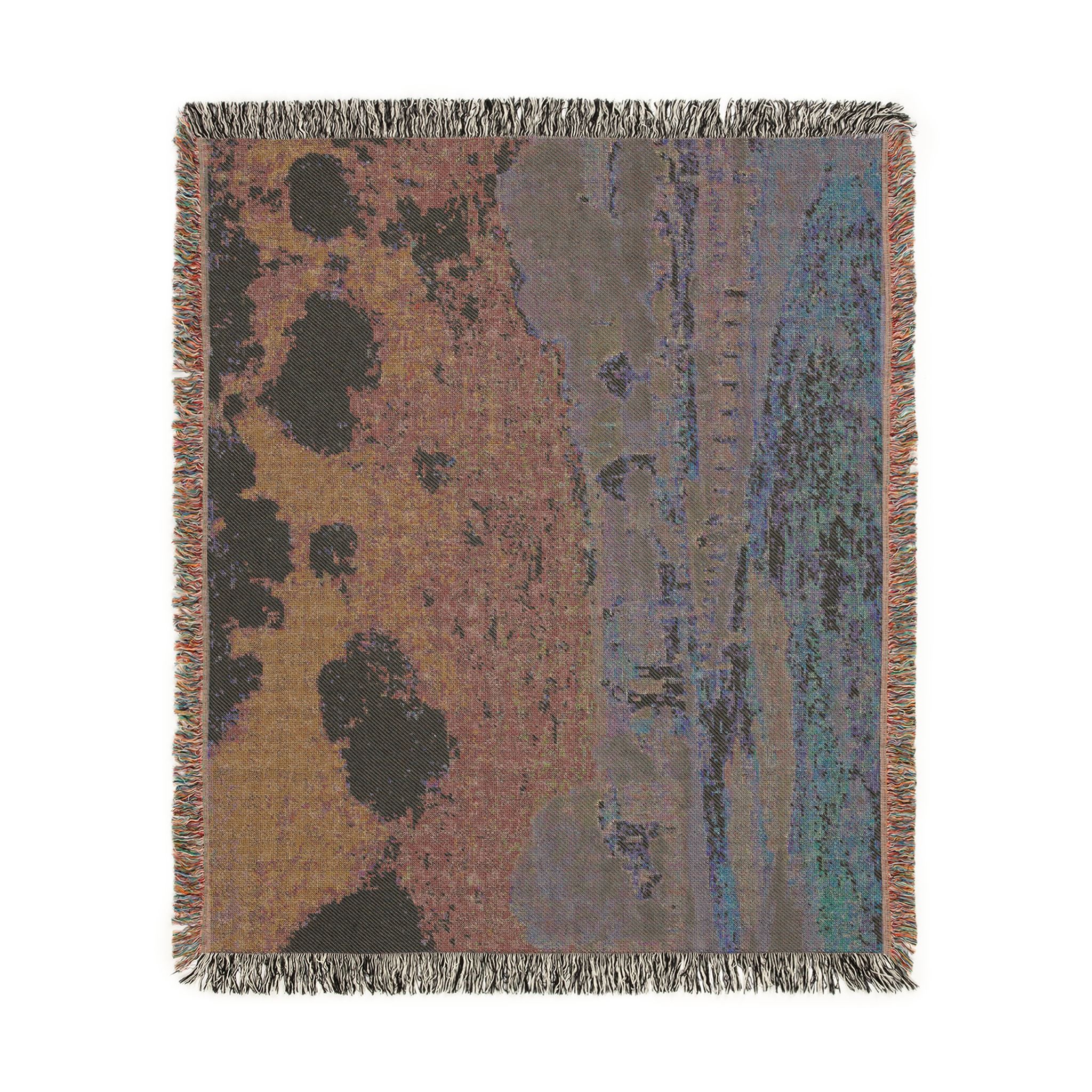 Alfred Sisley - Watering Place at Marly | Woven Tapestry Blanket