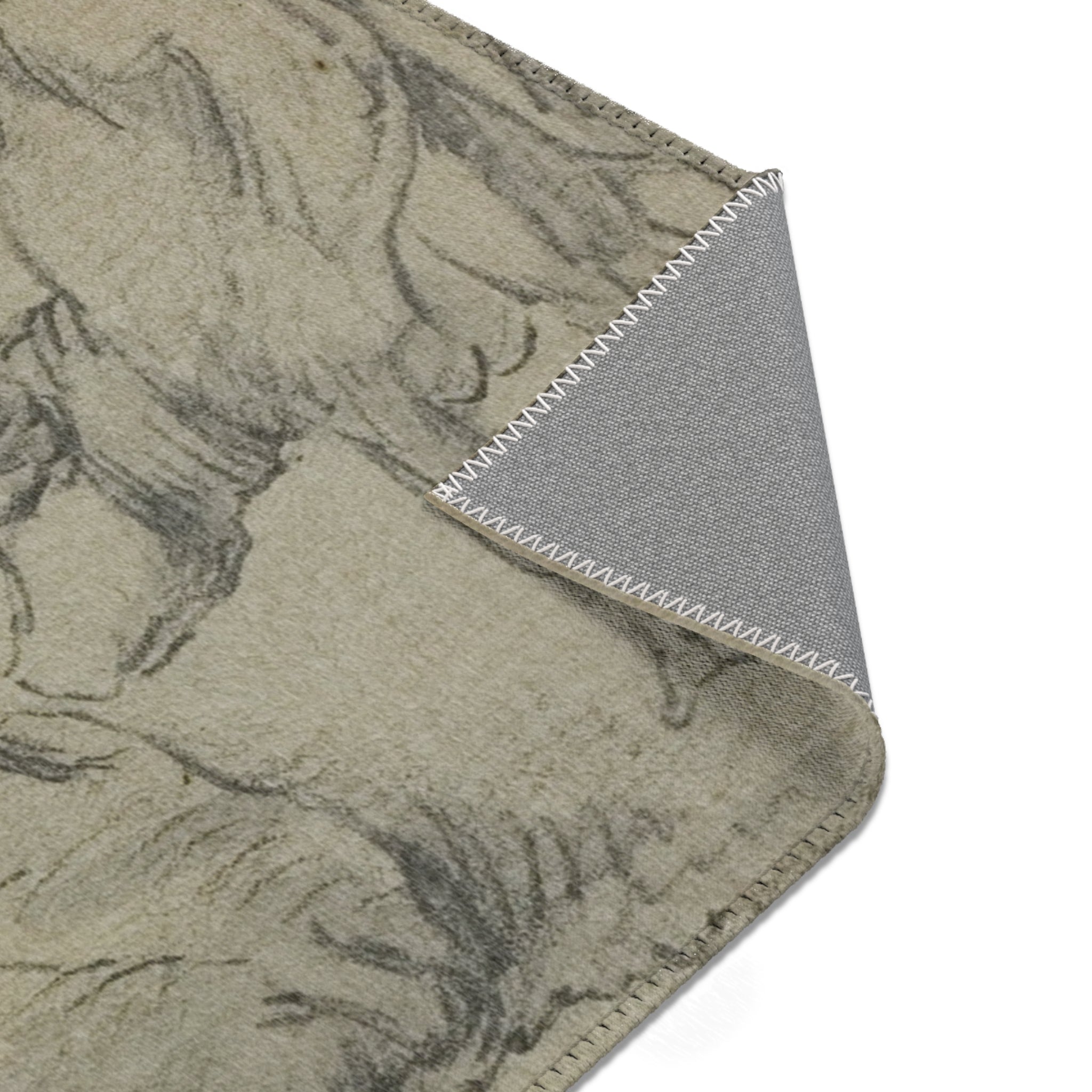 Aelbert Cuyp - Three Sketches of Cows | Area Rug