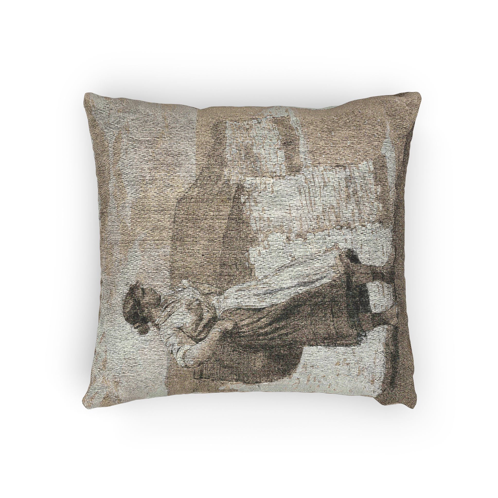Winslow Homer - Flamborough Head, England | Woven Pillow