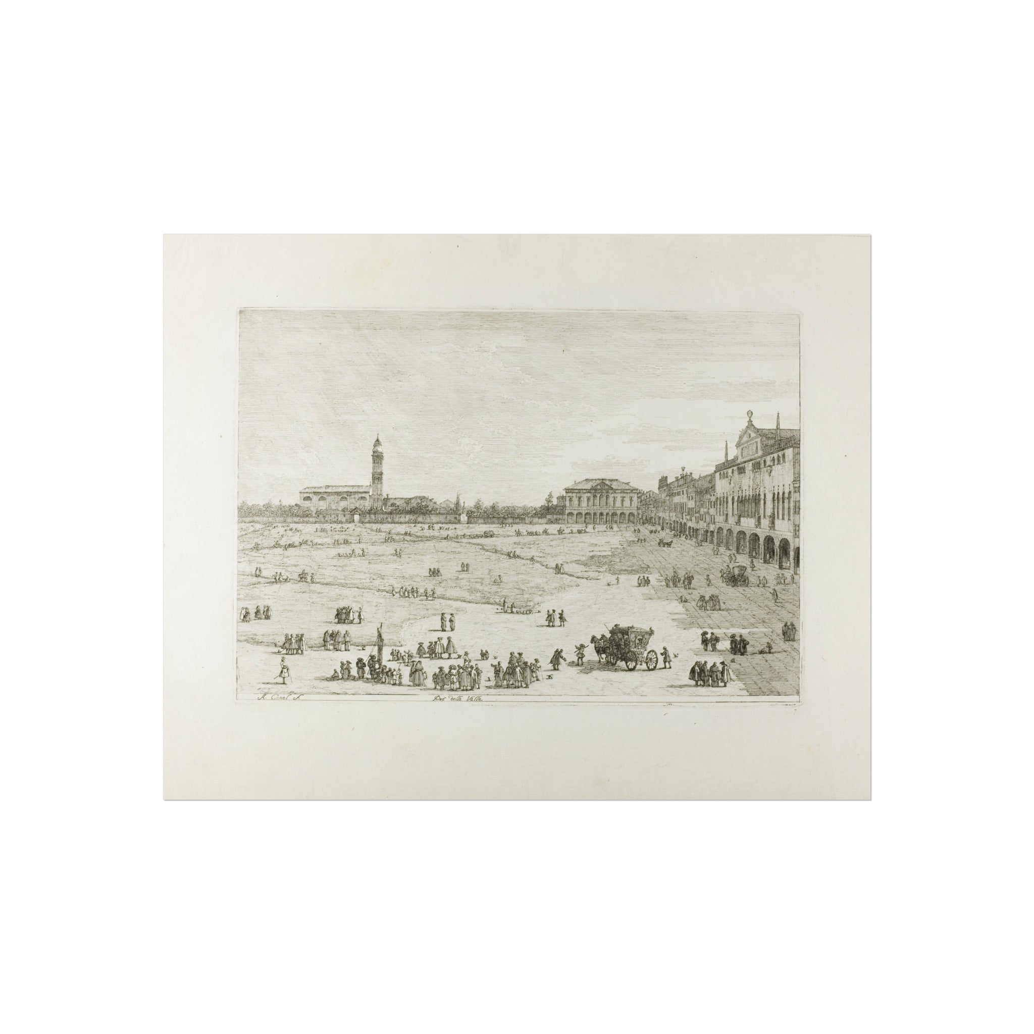 Canaletto - Prà della Valle, from Vedute | Fine Art Poster