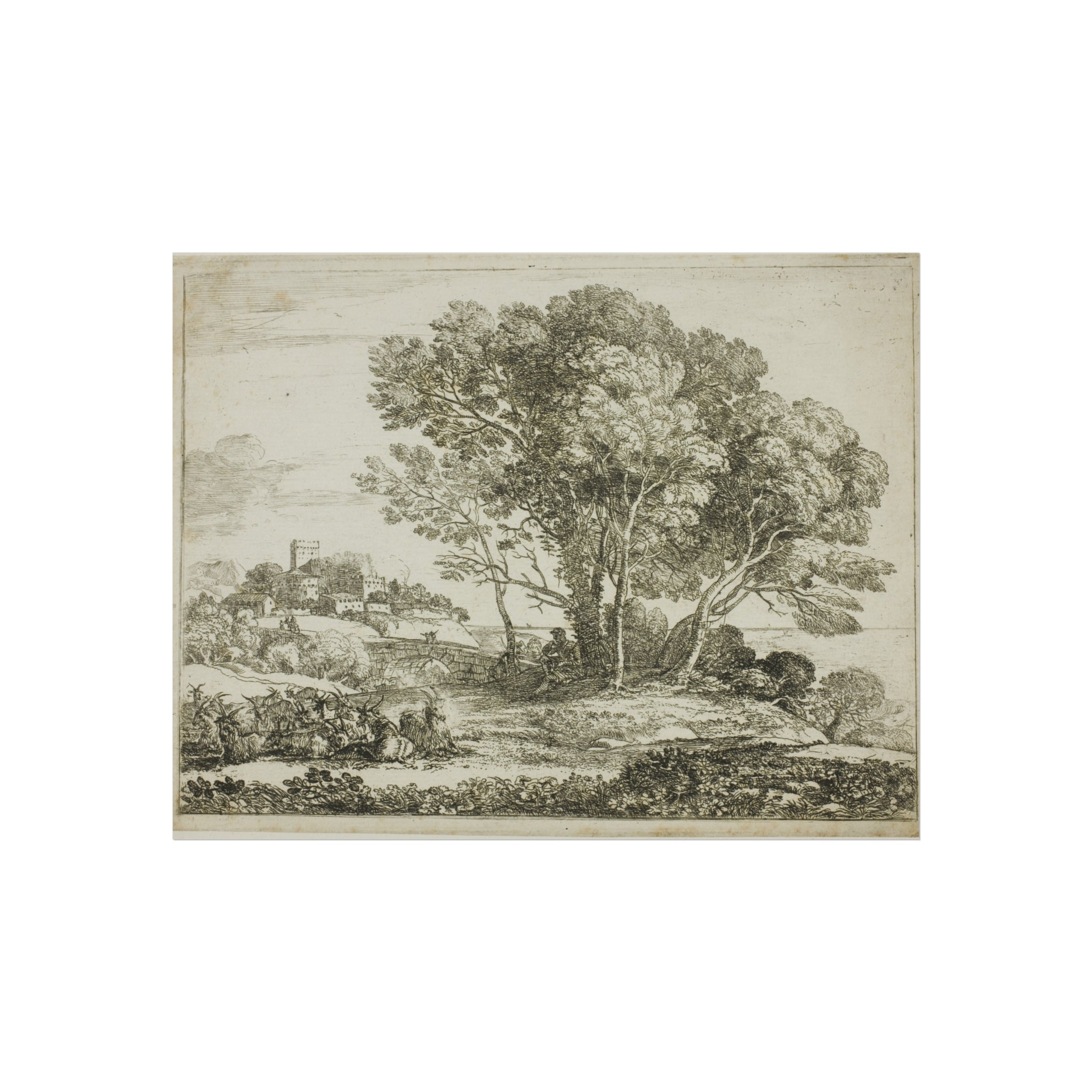 Claude Lorrain - The Goatherd | Fine Art Poster