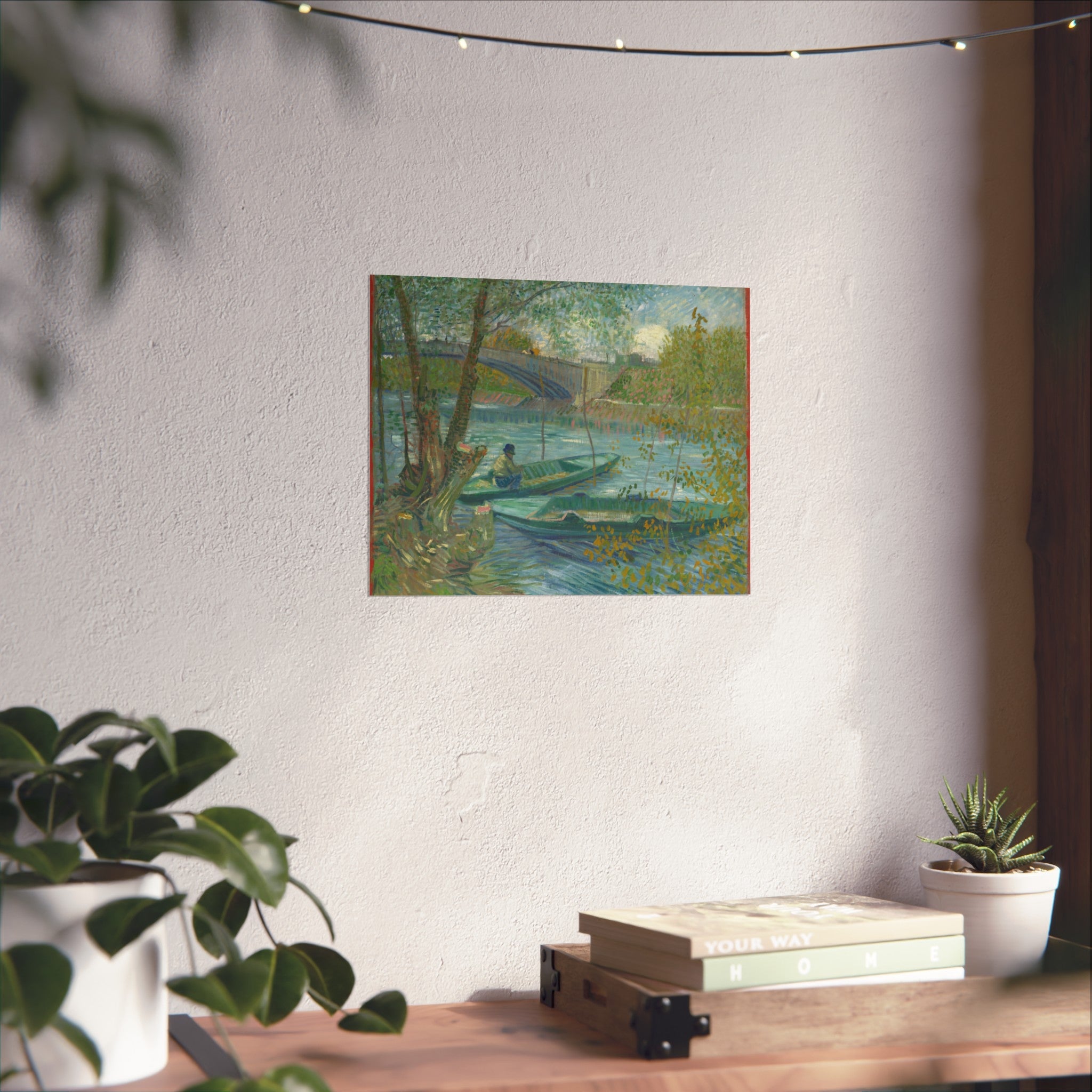 Vincent van Gogh - Fishing in Spring, the Pont de Clichy | Fine Art Poster