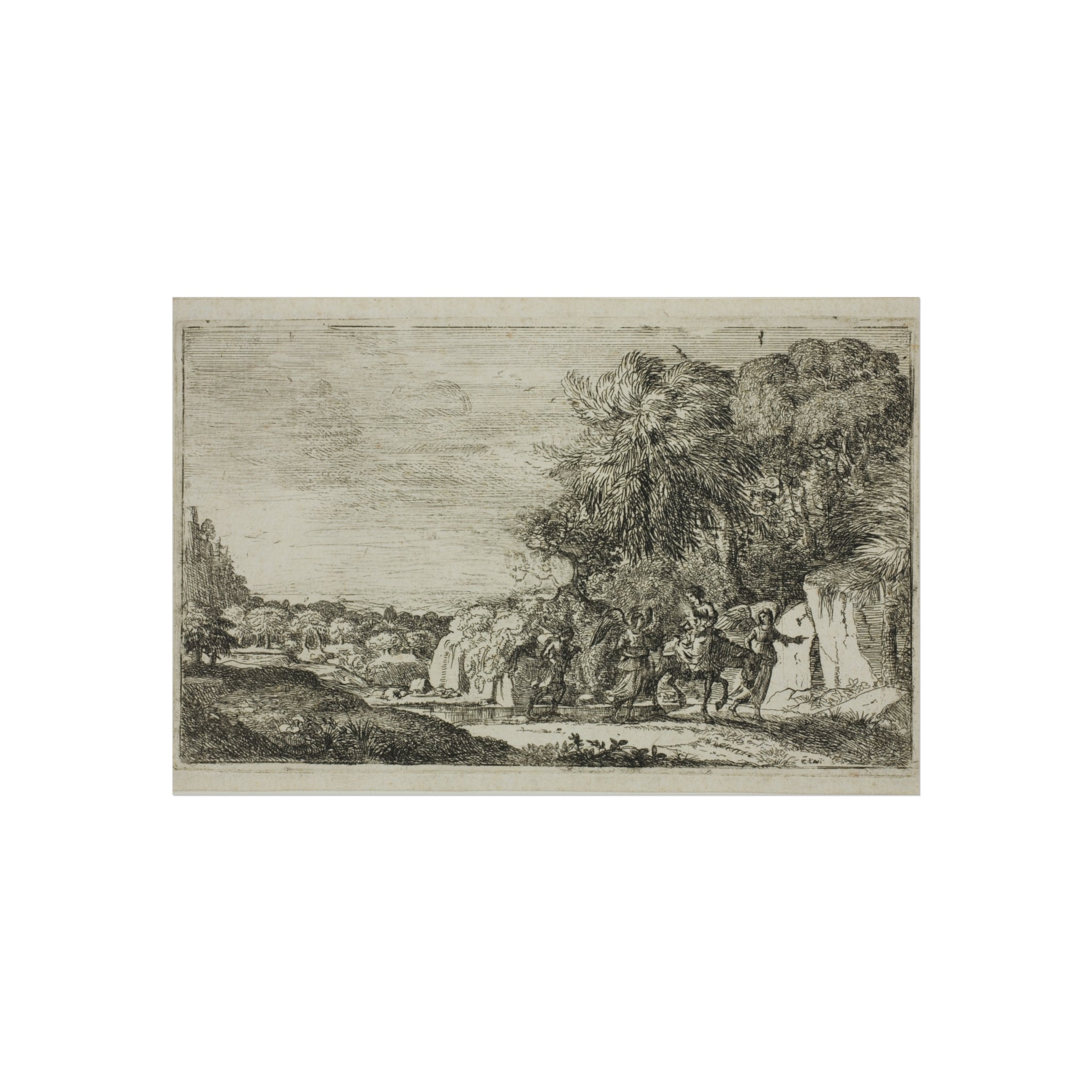 Claude Lorrain - The Flight into Egypt | Fine Art Poster