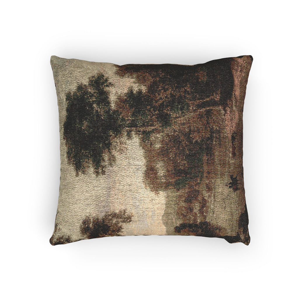 George Inness - Crossing the Ford | Woven Pillow