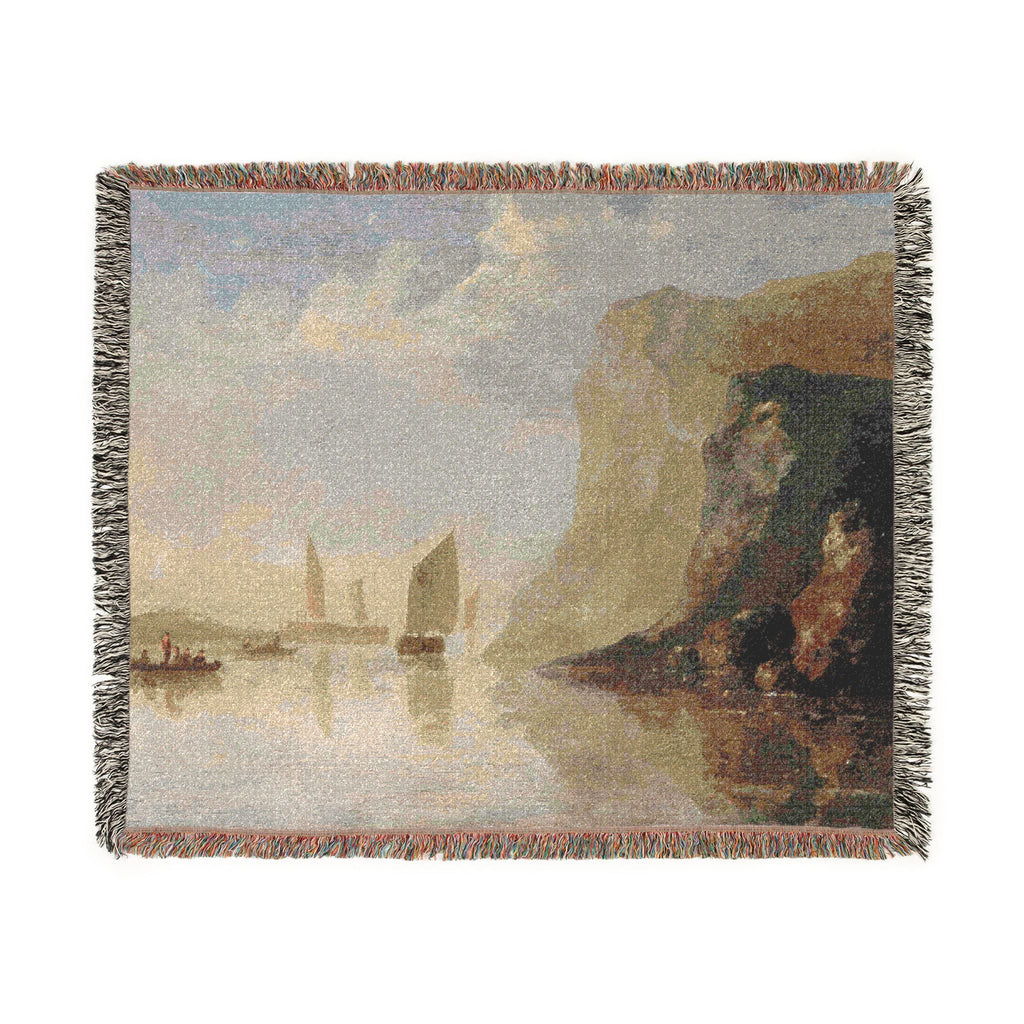 Aelbert Cuyp - View on the Rhine 61 cuyp 6608 | Woven Tapestry Blanket