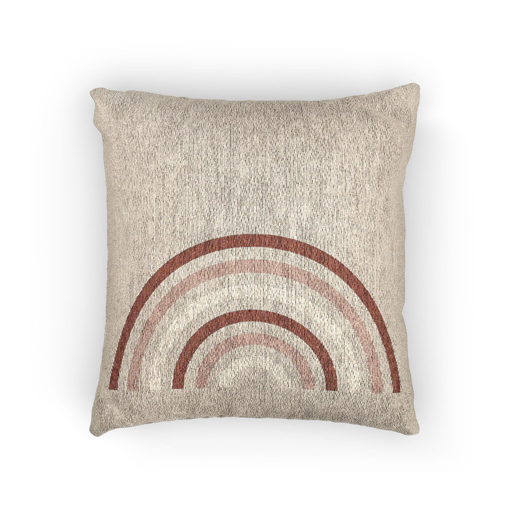 Dune Arch Rainbow Woven Pillow