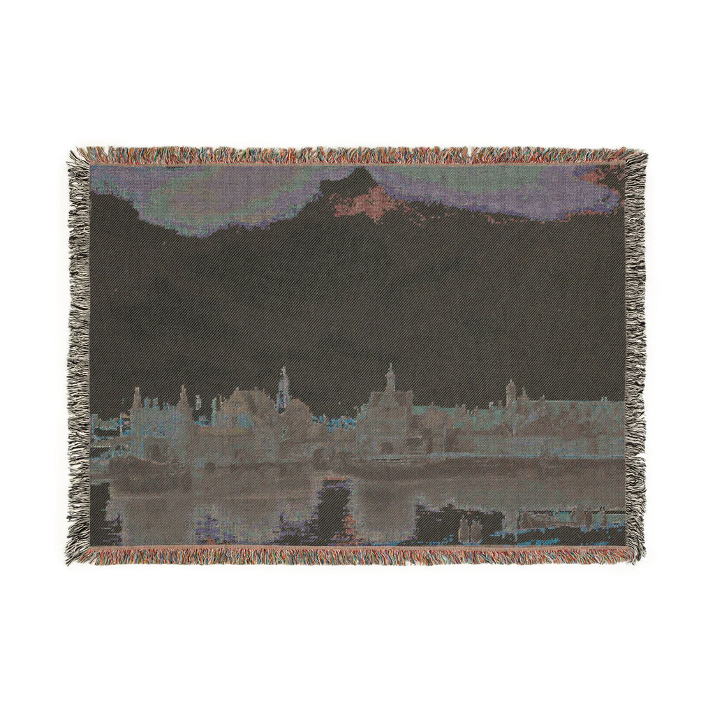 Johannes Vermeer - View of Delft - 92 - Mauritshuis | Woven Tapestry Blanket
