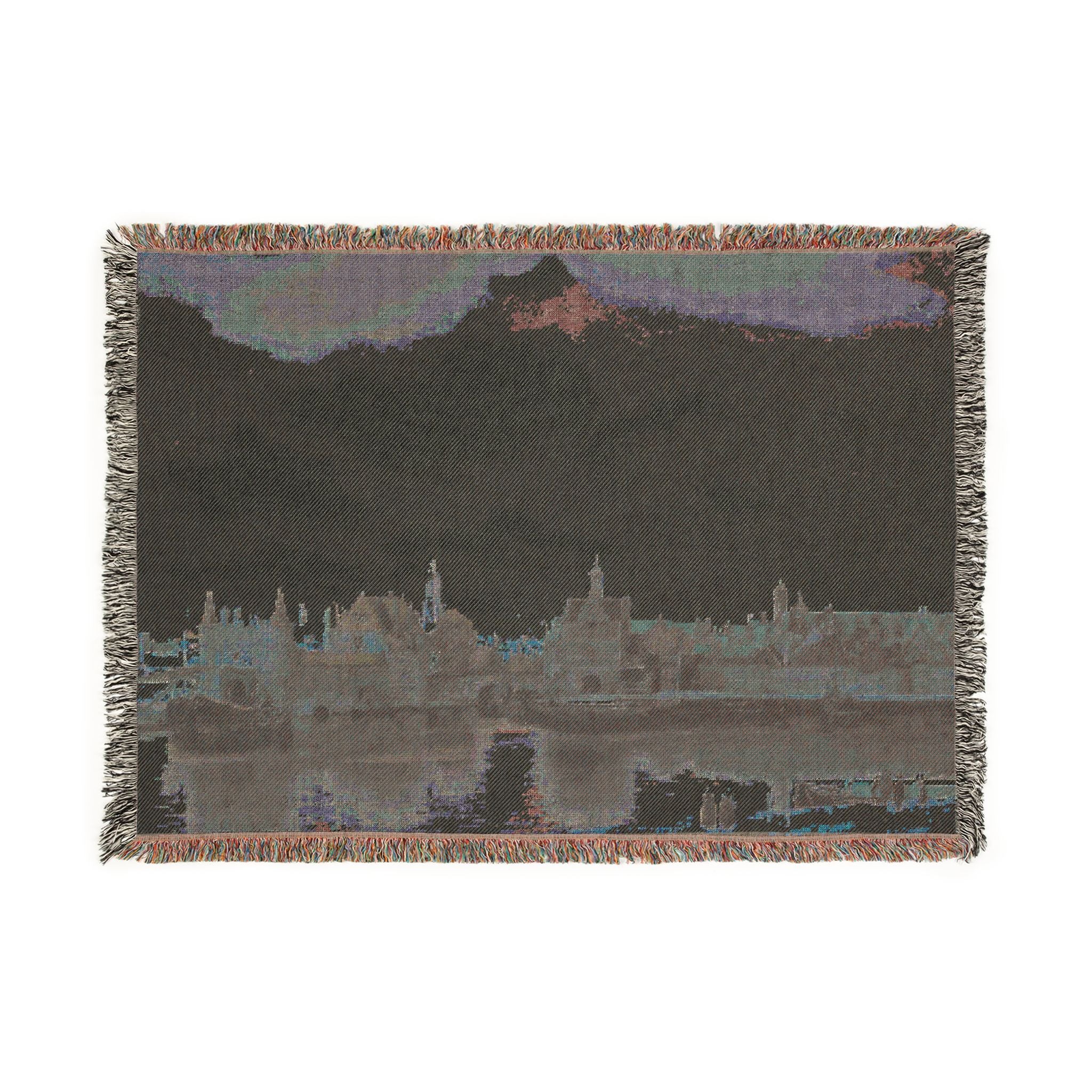 Johannes Vermeer - View of Delft - 92 - Mauritshuis | Woven Tapestry Blanket