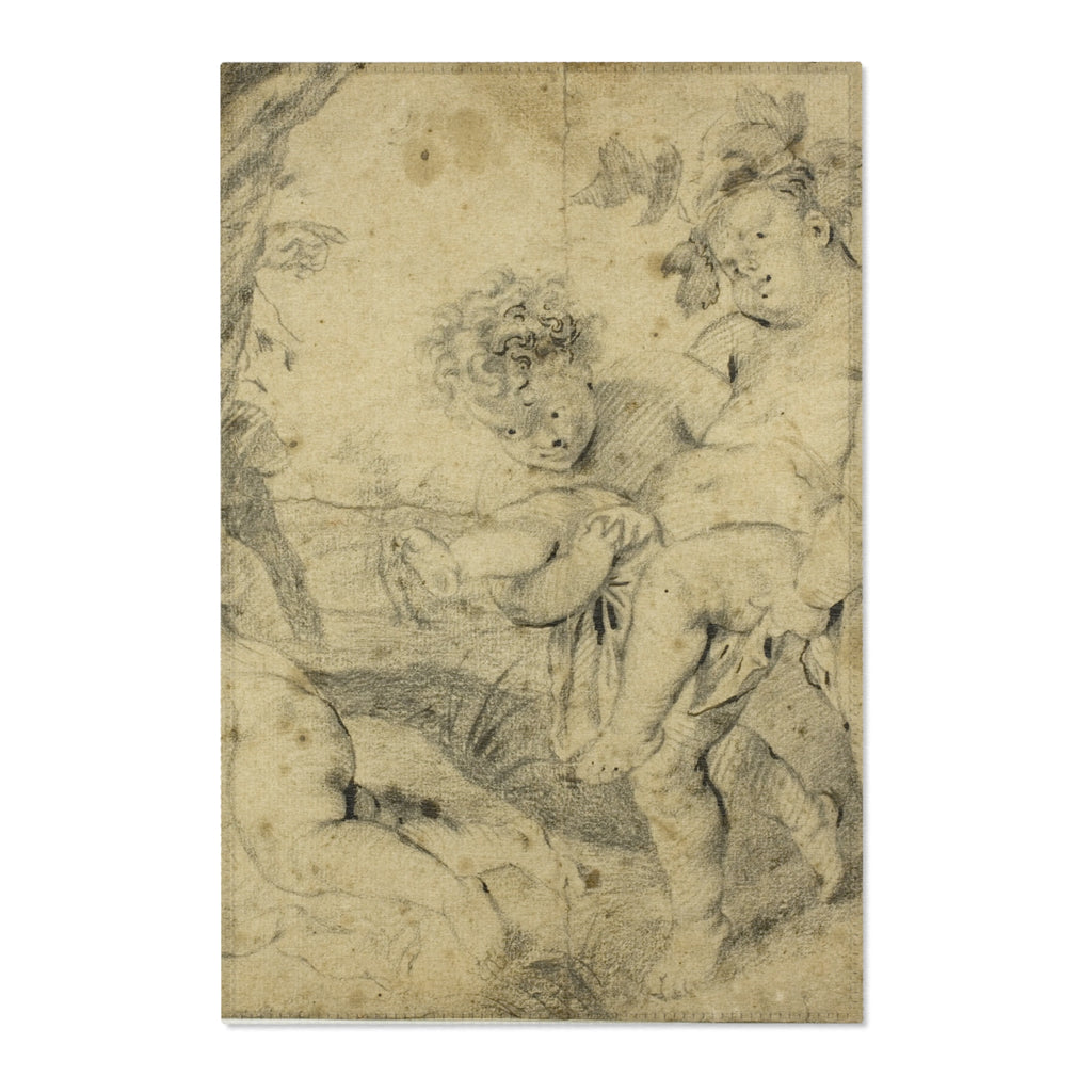 Anthony van Dyck - Young Bacchus and Companions | Area Rug