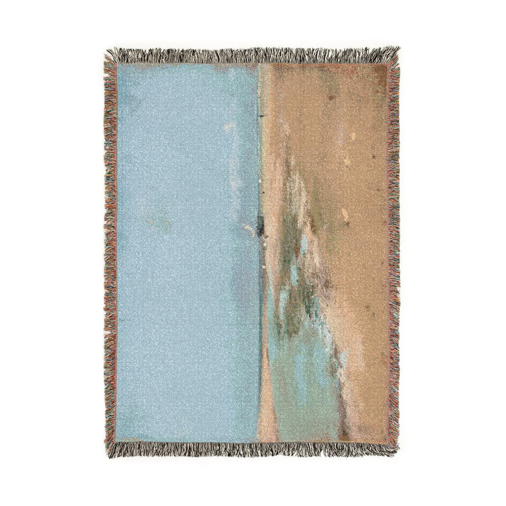 Hilaire Germain Edgar Degas - Beach at Low Tide (Mouth of the River) | Woven Tapestry Blanket