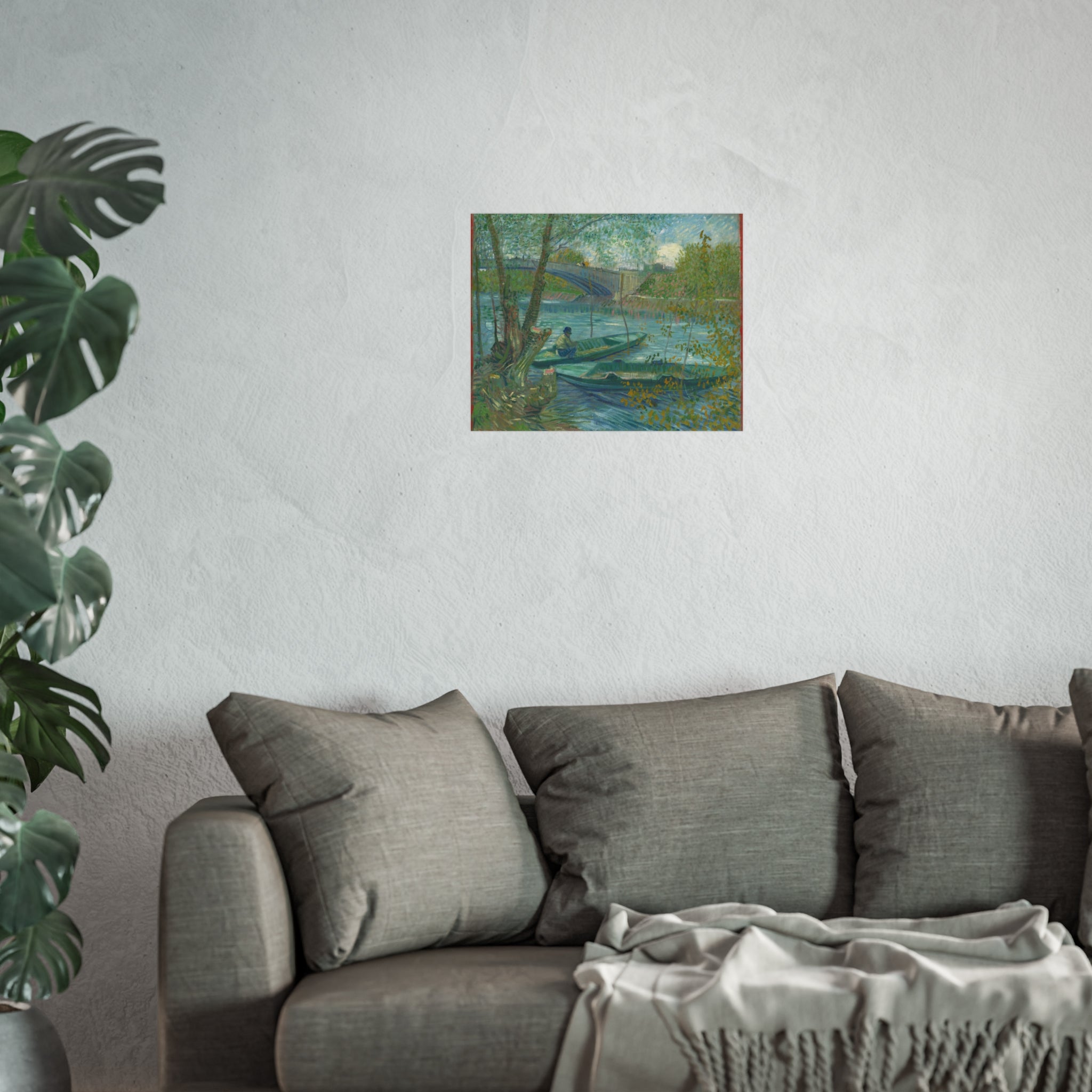 Vincent van Gogh - Fishing in Spring, the Pont de Clichy | Fine Art Poster