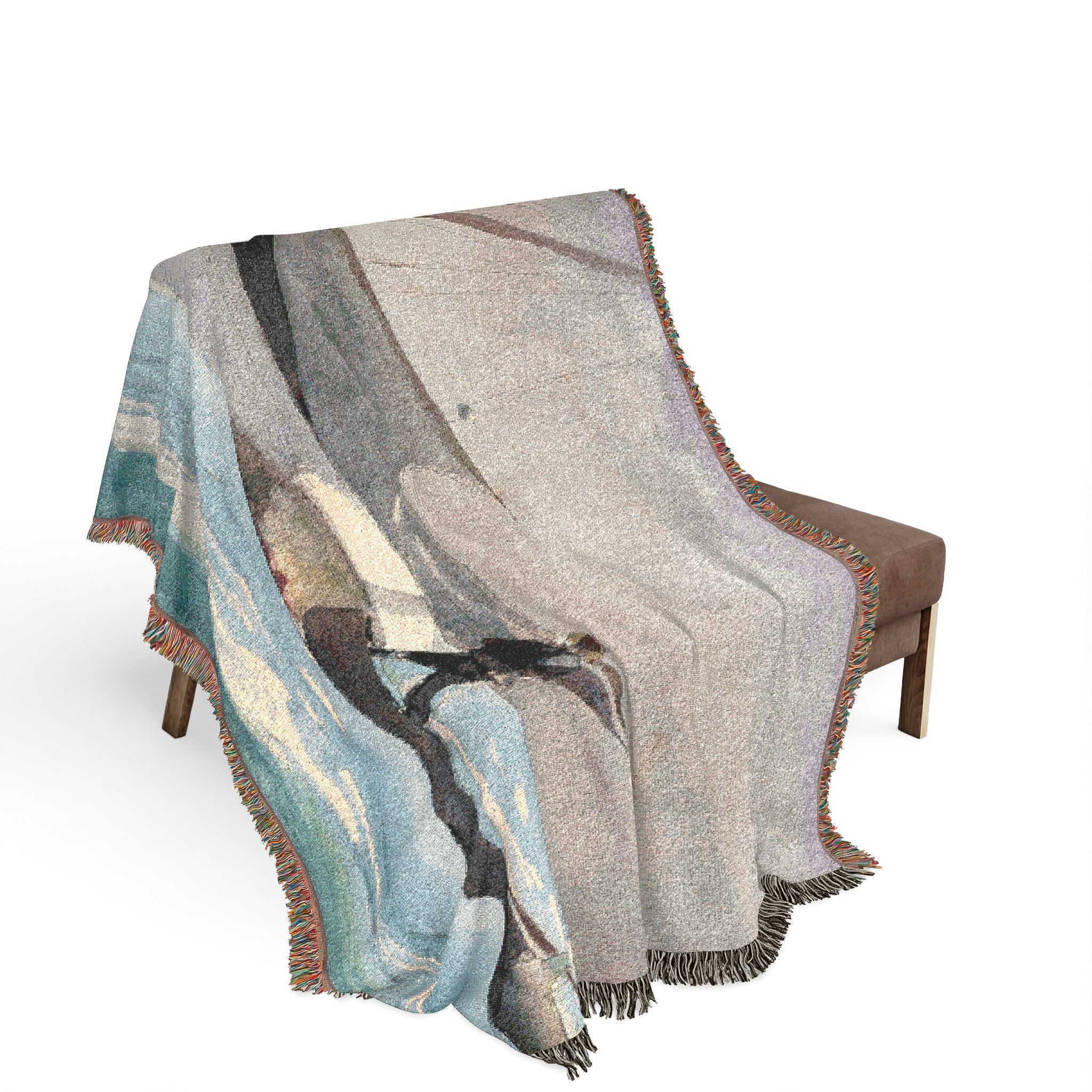 Stowing Sail Winslow Homer Tapestry Blanket
