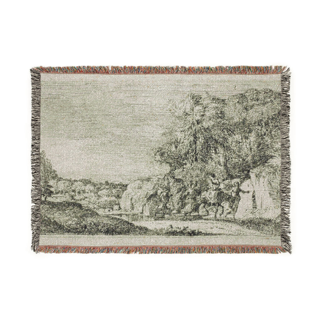 Claude Lorrain - The Flight into Egypt | Woven Tapestry Blanket