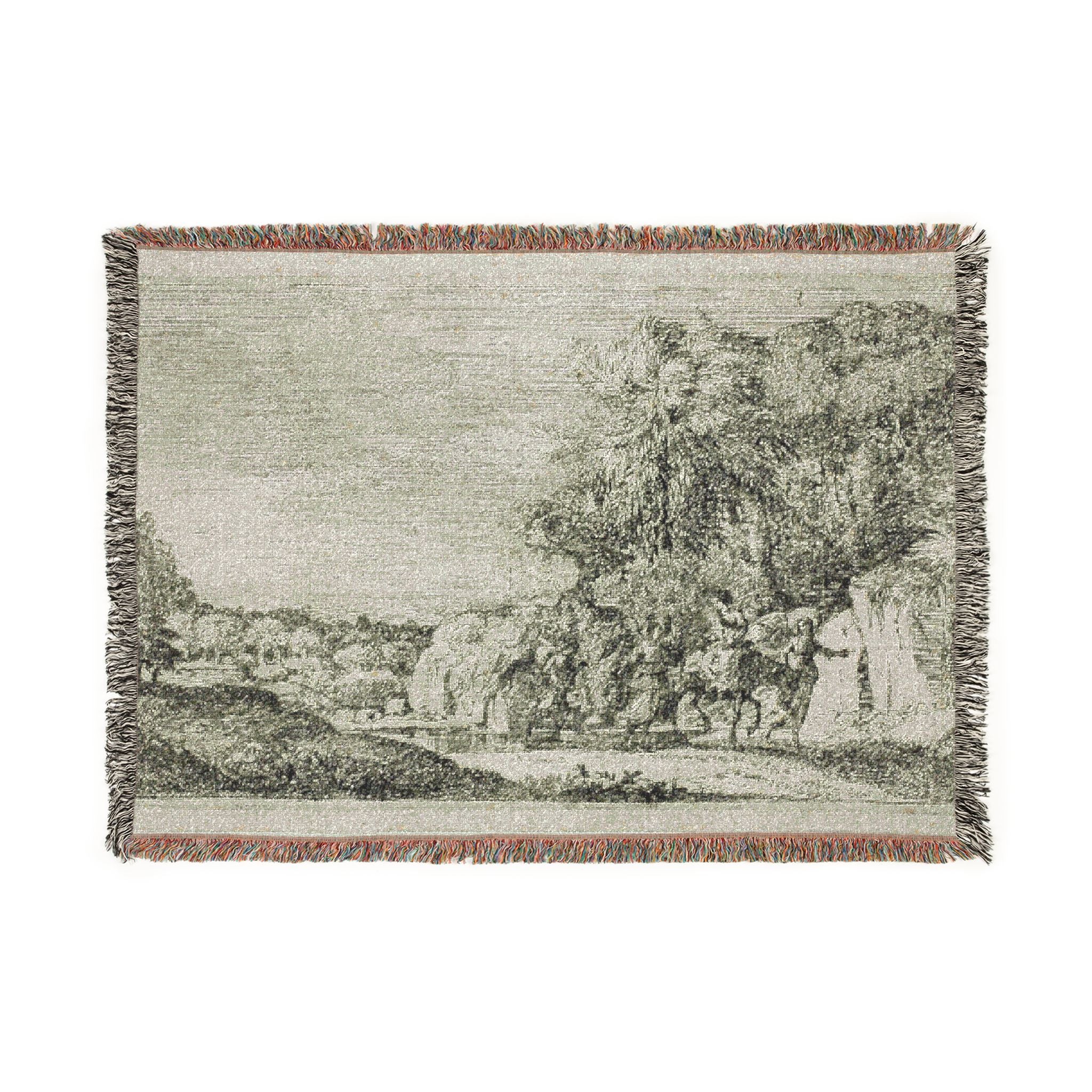 Claude Lorrain - The Flight into Egypt | Woven Tapestry Blanket