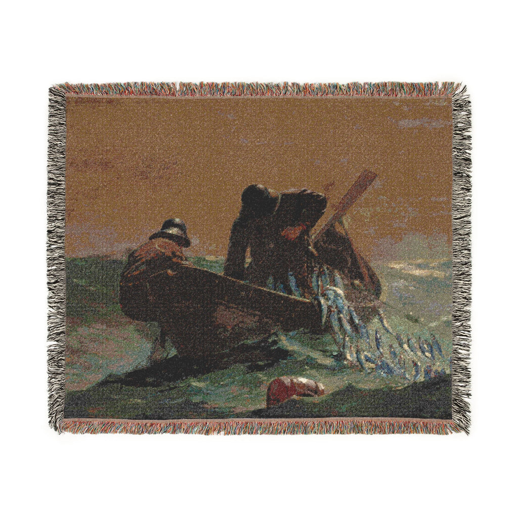 Winslow Homer - The Herring Net | Woven Tapestry Blanket