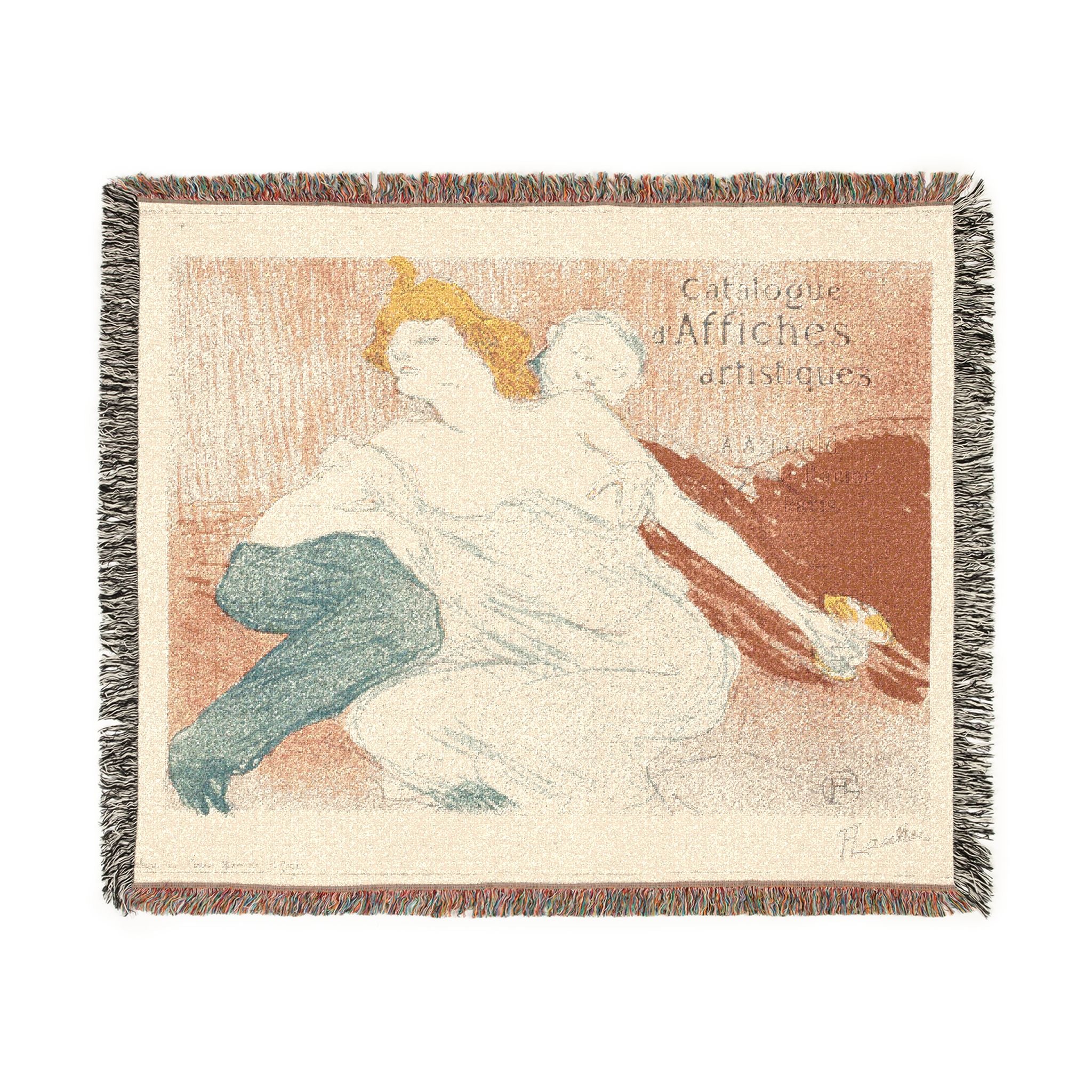 Henri de Toulouse-Lautrec - Debauchery (second plate) | Woven Tapestry Blanket