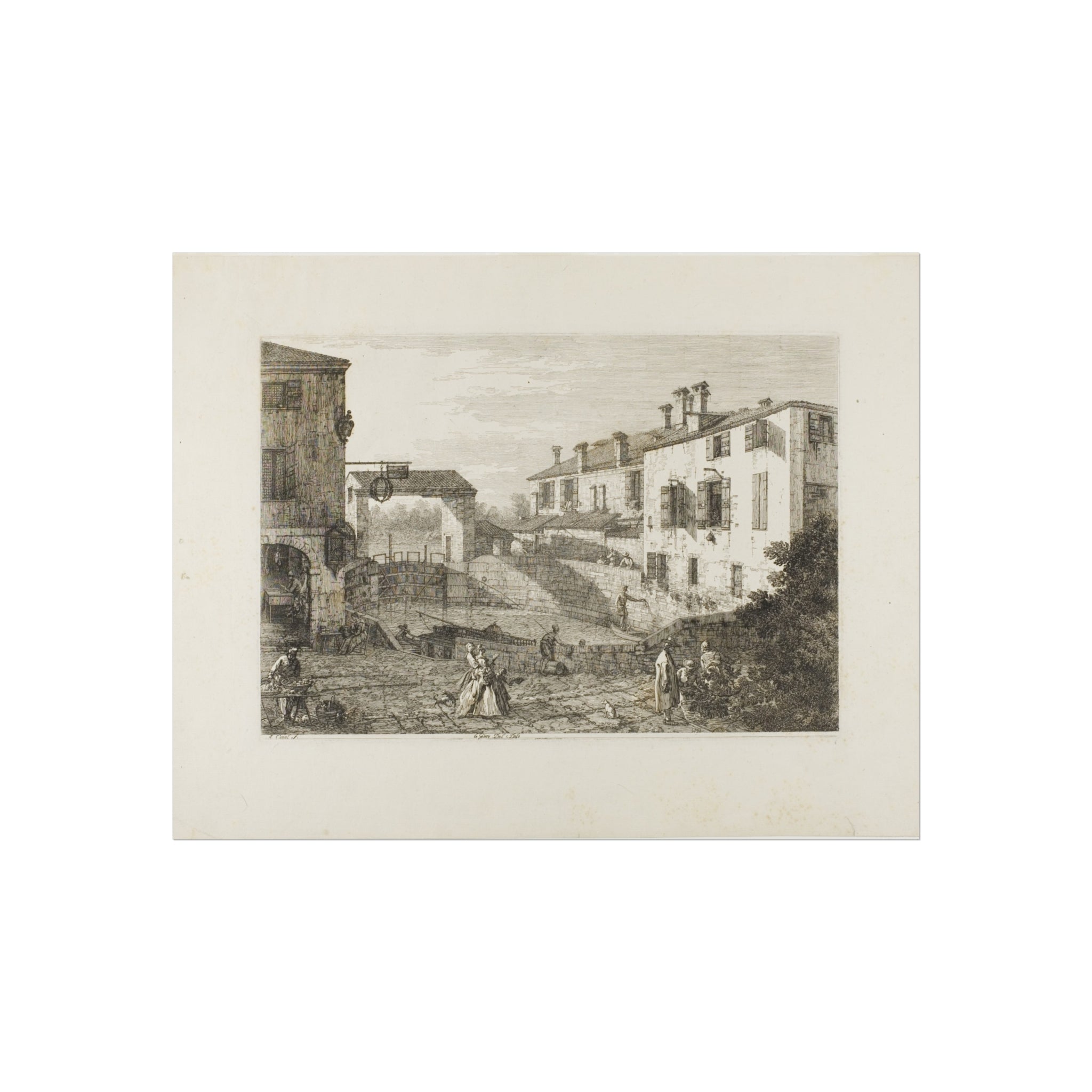 Canaletto - Le Porte Del Dolo, from Vedute | Fine Art Poster