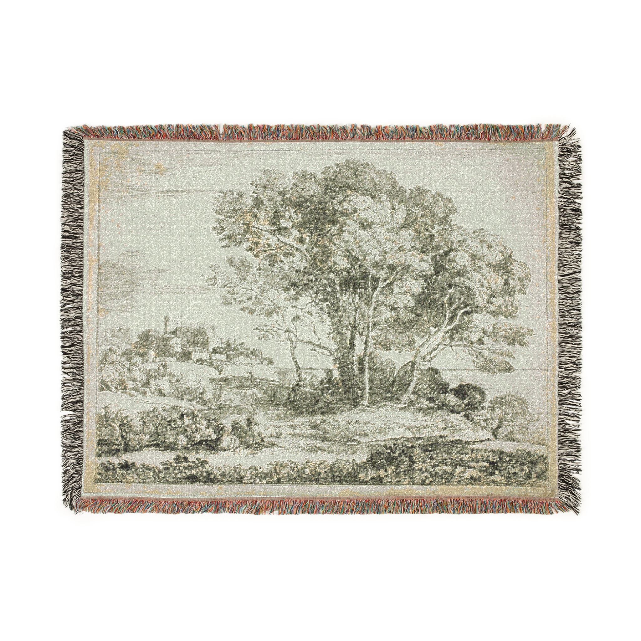 Claude Lorrain - The Goatherd | Woven Tapestry Blanket