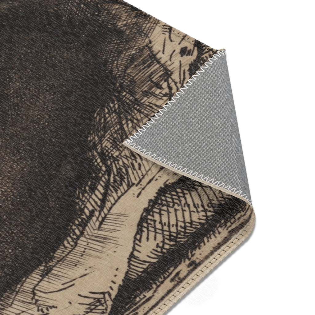 Rembrandt van Rijn - Reclining Female Nude | Area Rug