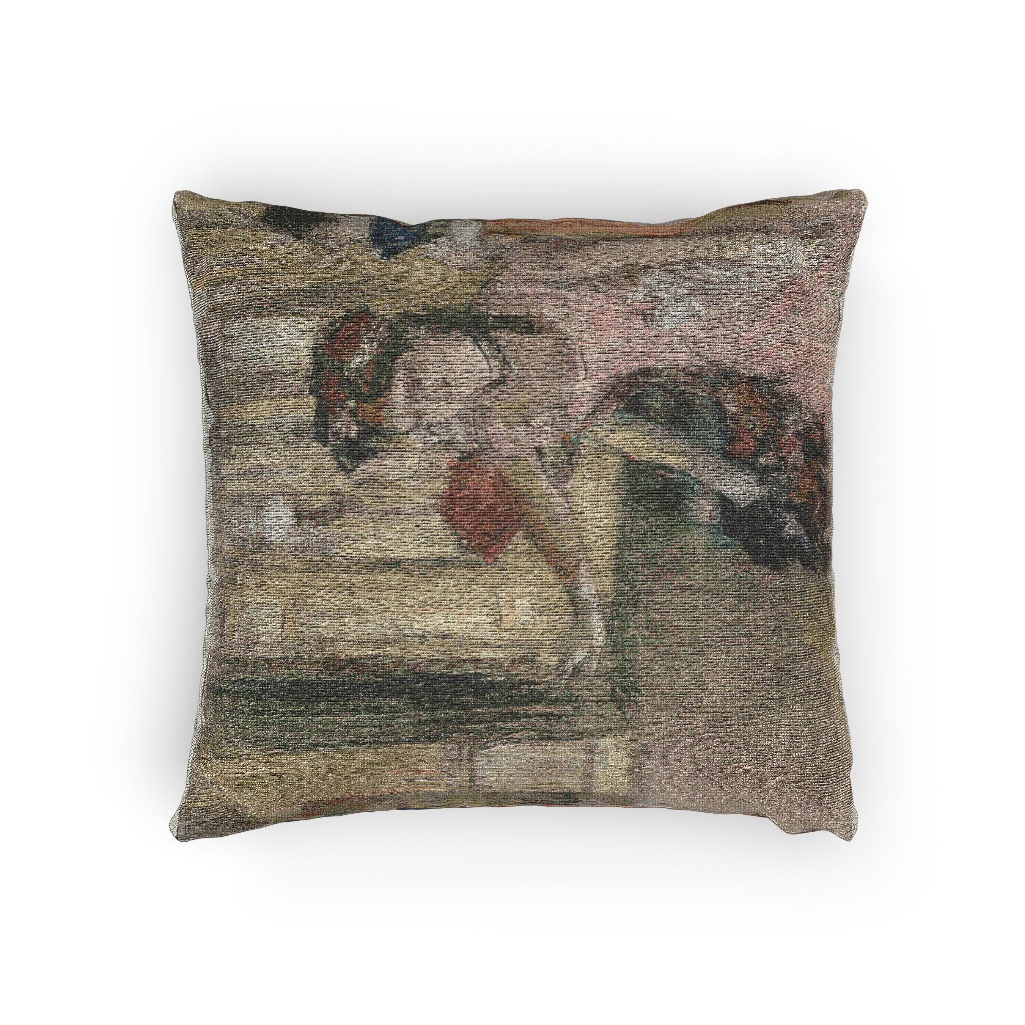 Hilaire Germain Edgar Degas - Singers on the Stage | Woven Pillow