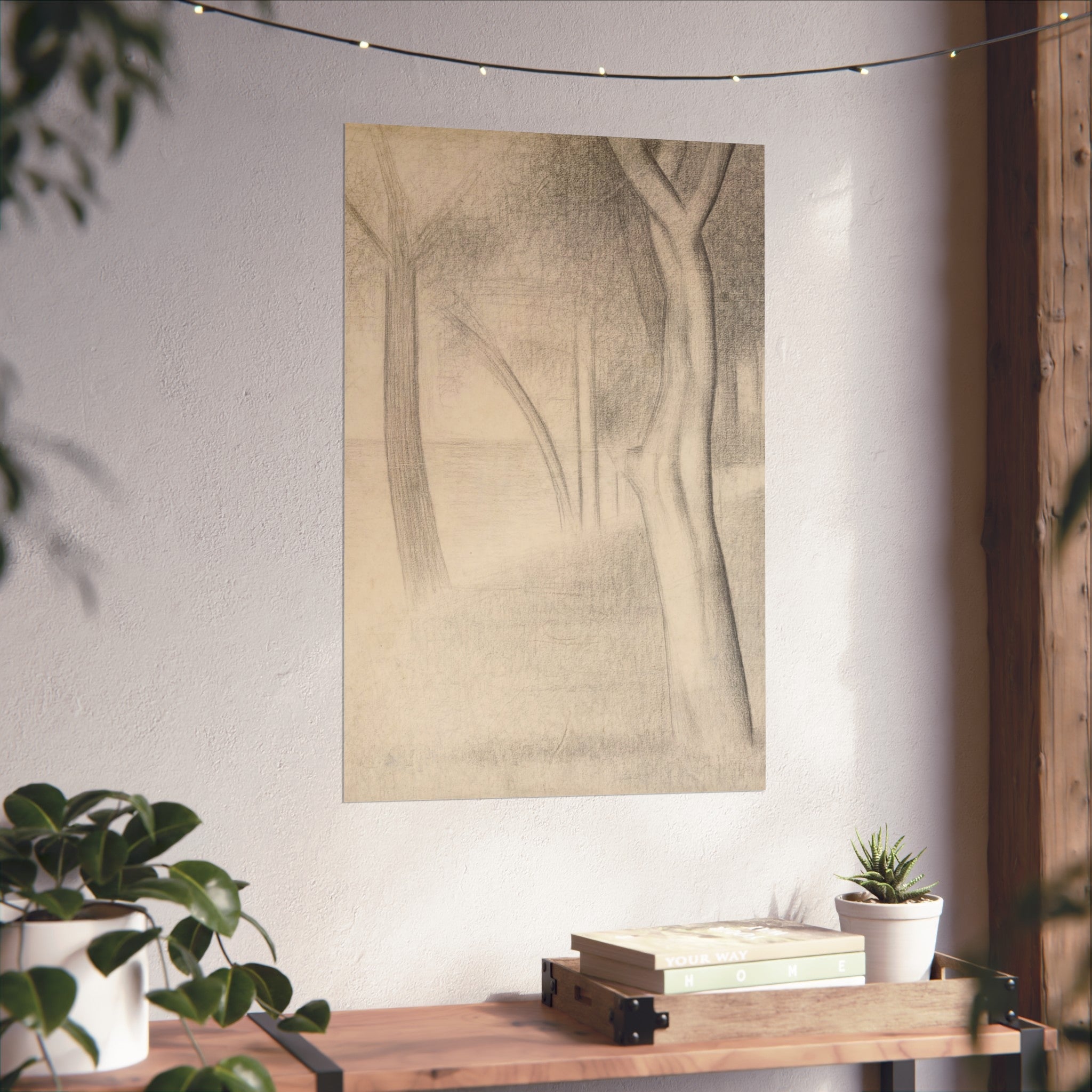 Georges Seurat - Trees (study for La Grande Jatte) | Fine Art Poster