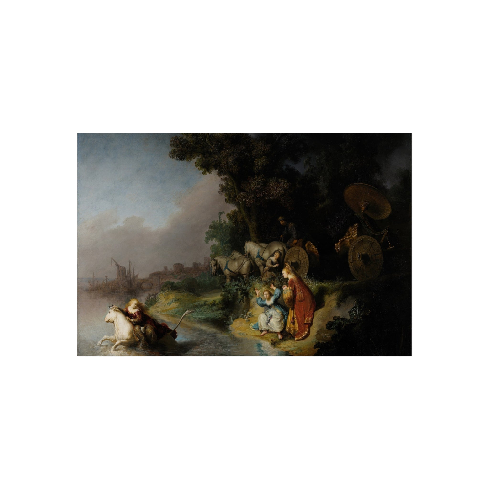 Rembrandt Harmensz. van Rijn - The Abduction of Europa - Google Art Project | Fine Art Poster